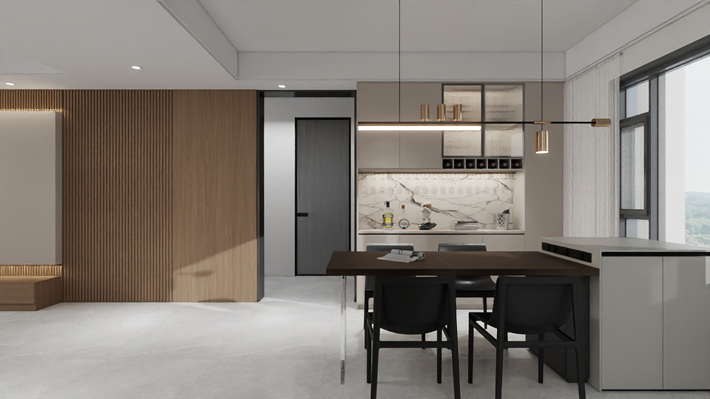 万壹设计工作室-恒基森与城120李老师-装修设计方案