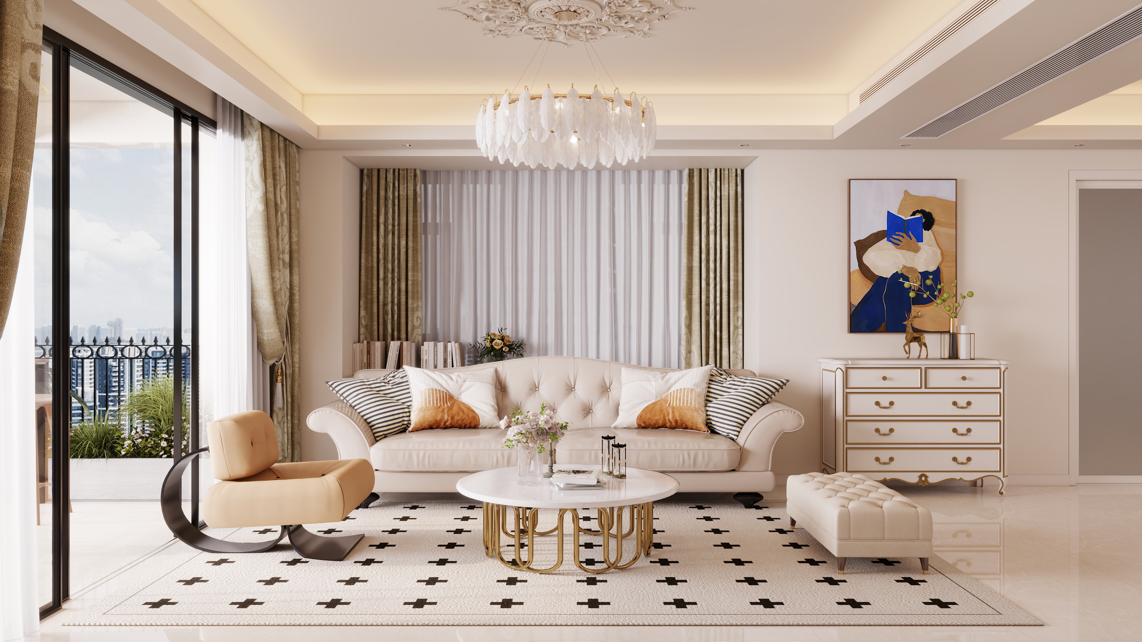 有点设计事务所-珑翠北区139㎡装修效果图