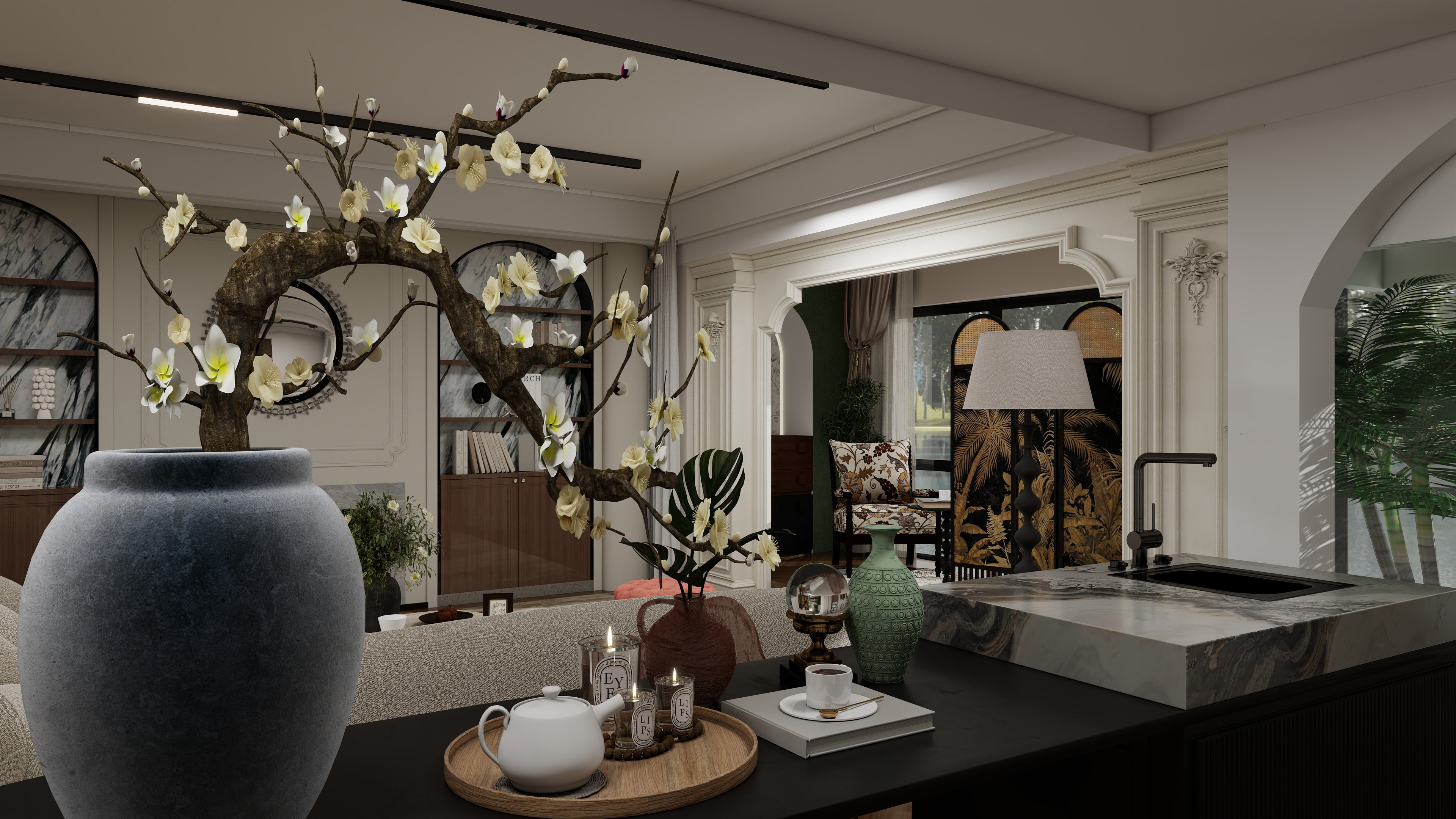 小熊椰椰-桦澜庭法式复古-装修设计方案