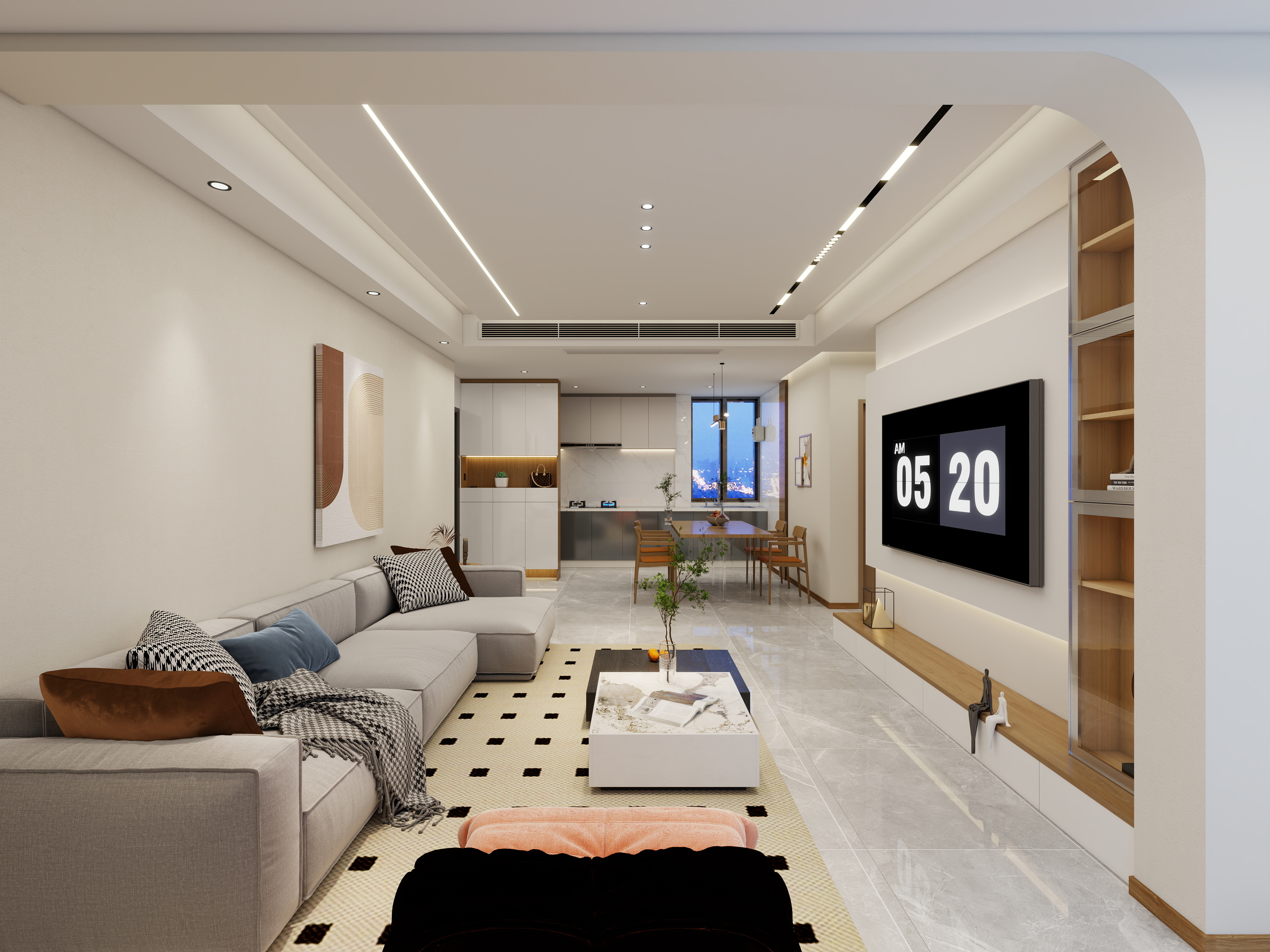 爱荣装饰工程有限责任公司-110㎡3室-装修设计方案