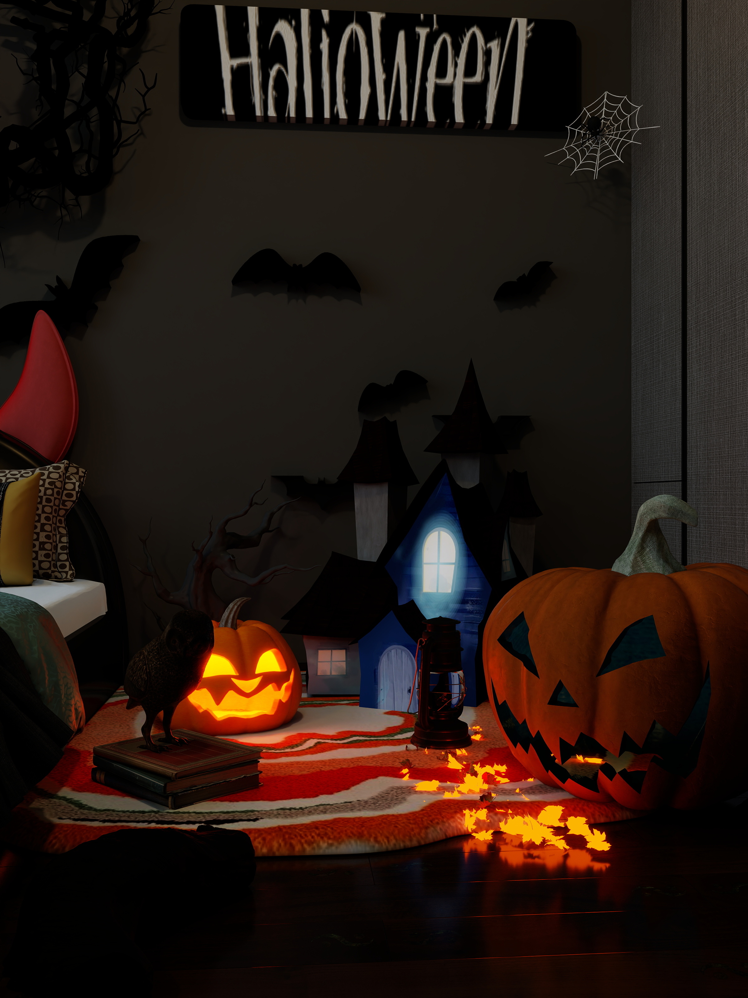 Designer吴-万圣节-装修设计方案