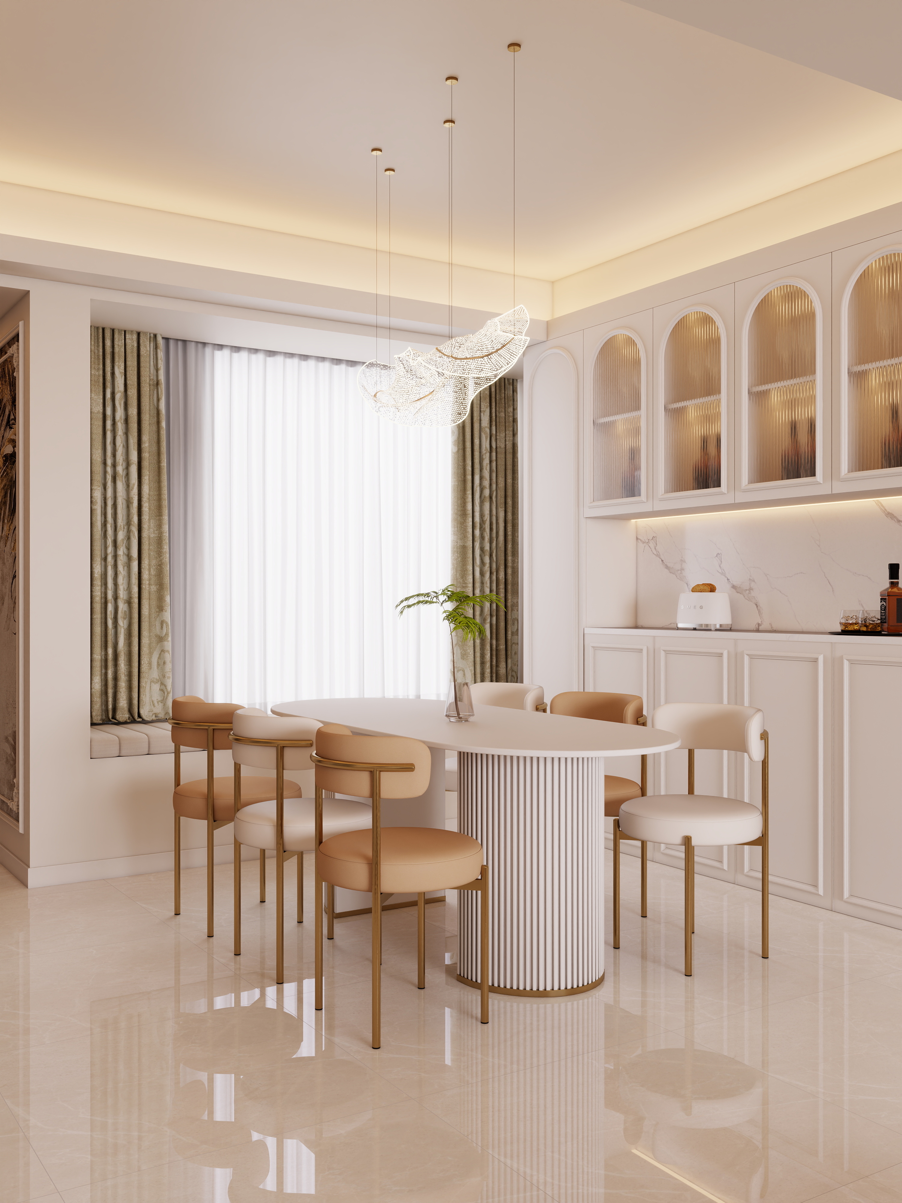 有点设计事务所-珑翠北区139㎡装修效果图