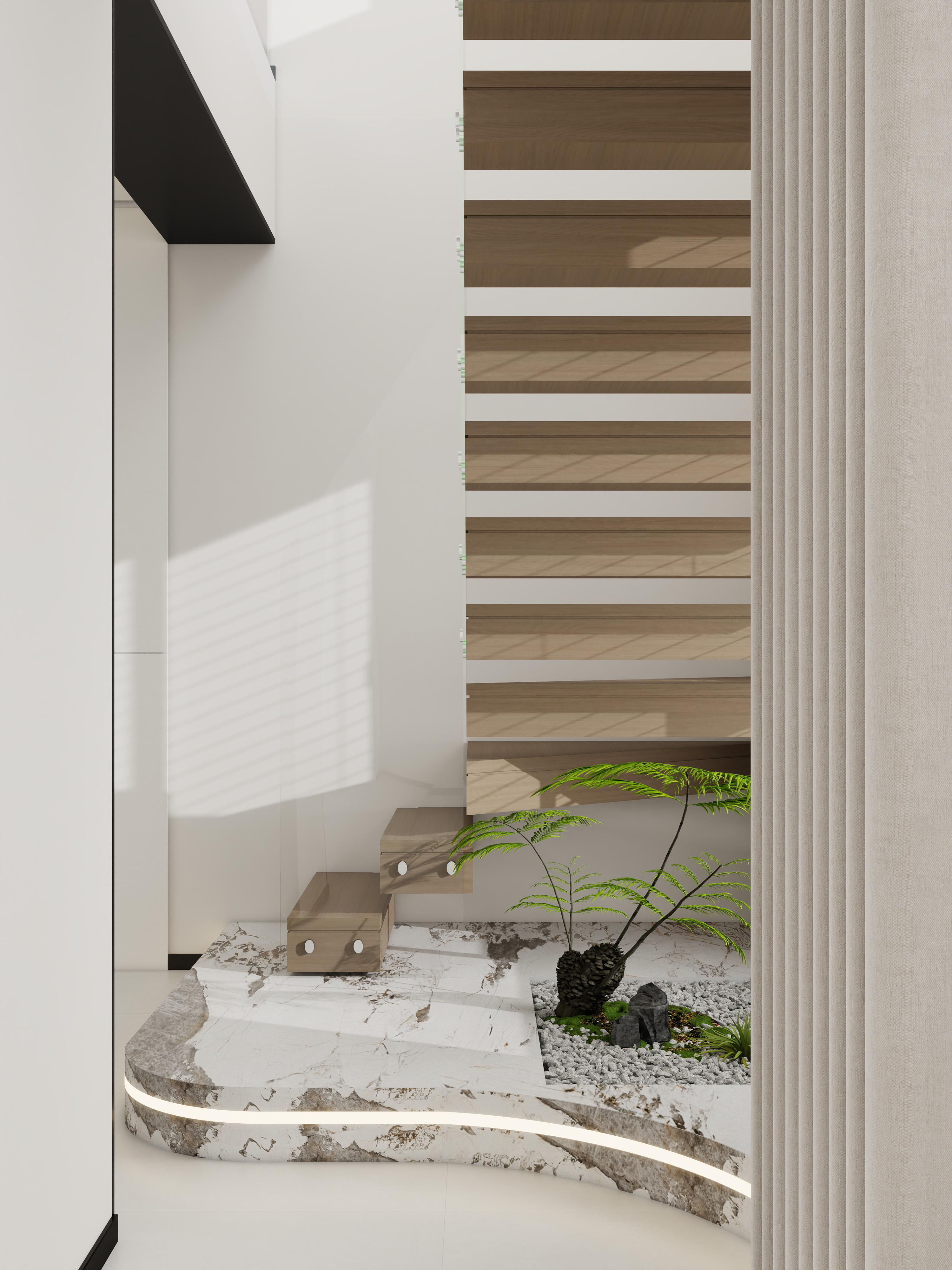 星空设计500-意式轻奢风格复式207㎡装修效果图