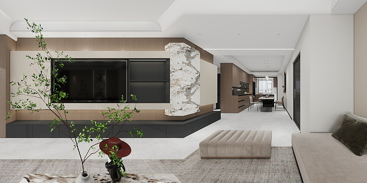 Gen.GXzQY-观澜湖-东单元西户4楼-装修设计方案