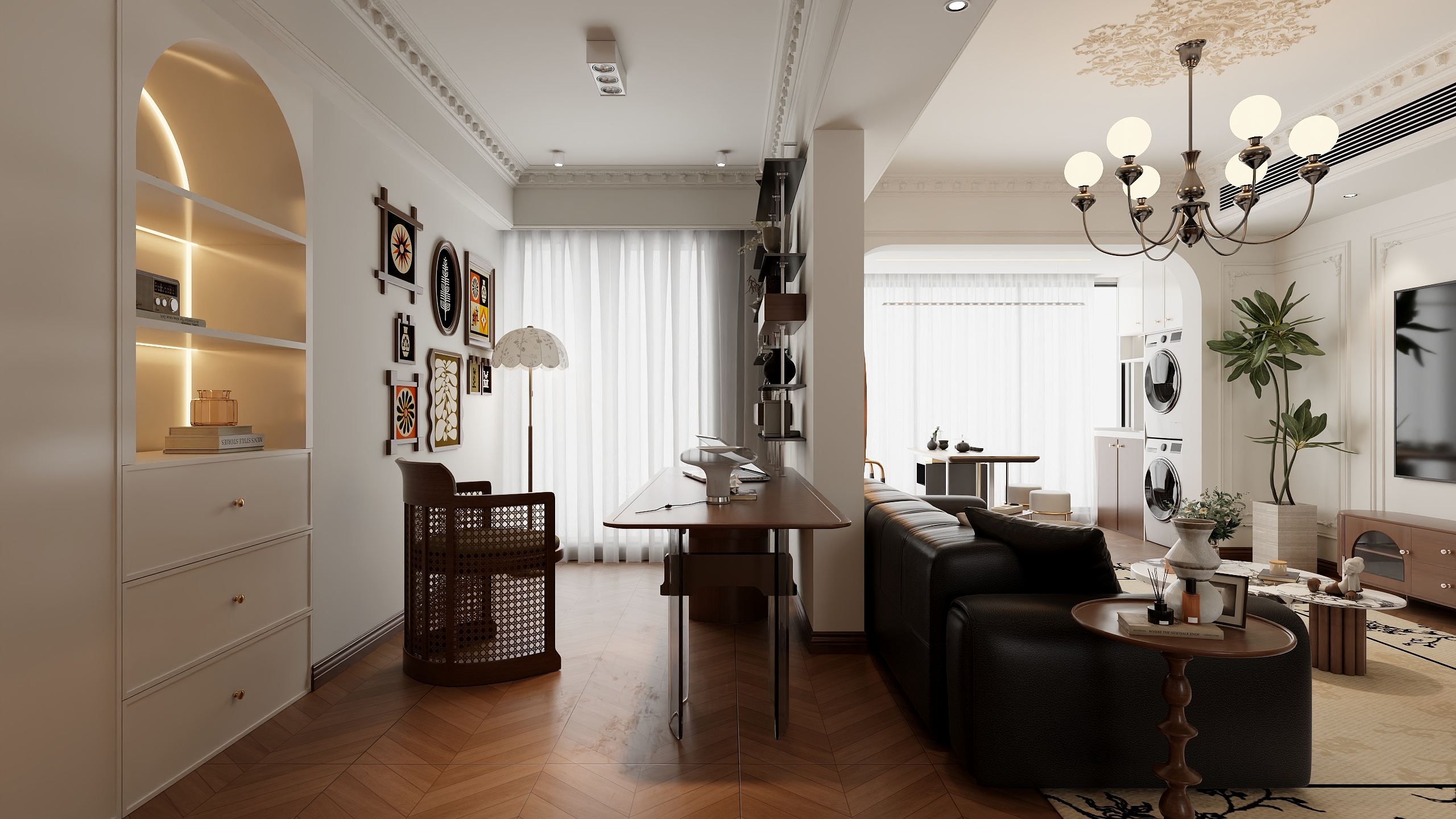 不ai画图-125㎡3室装修效果图