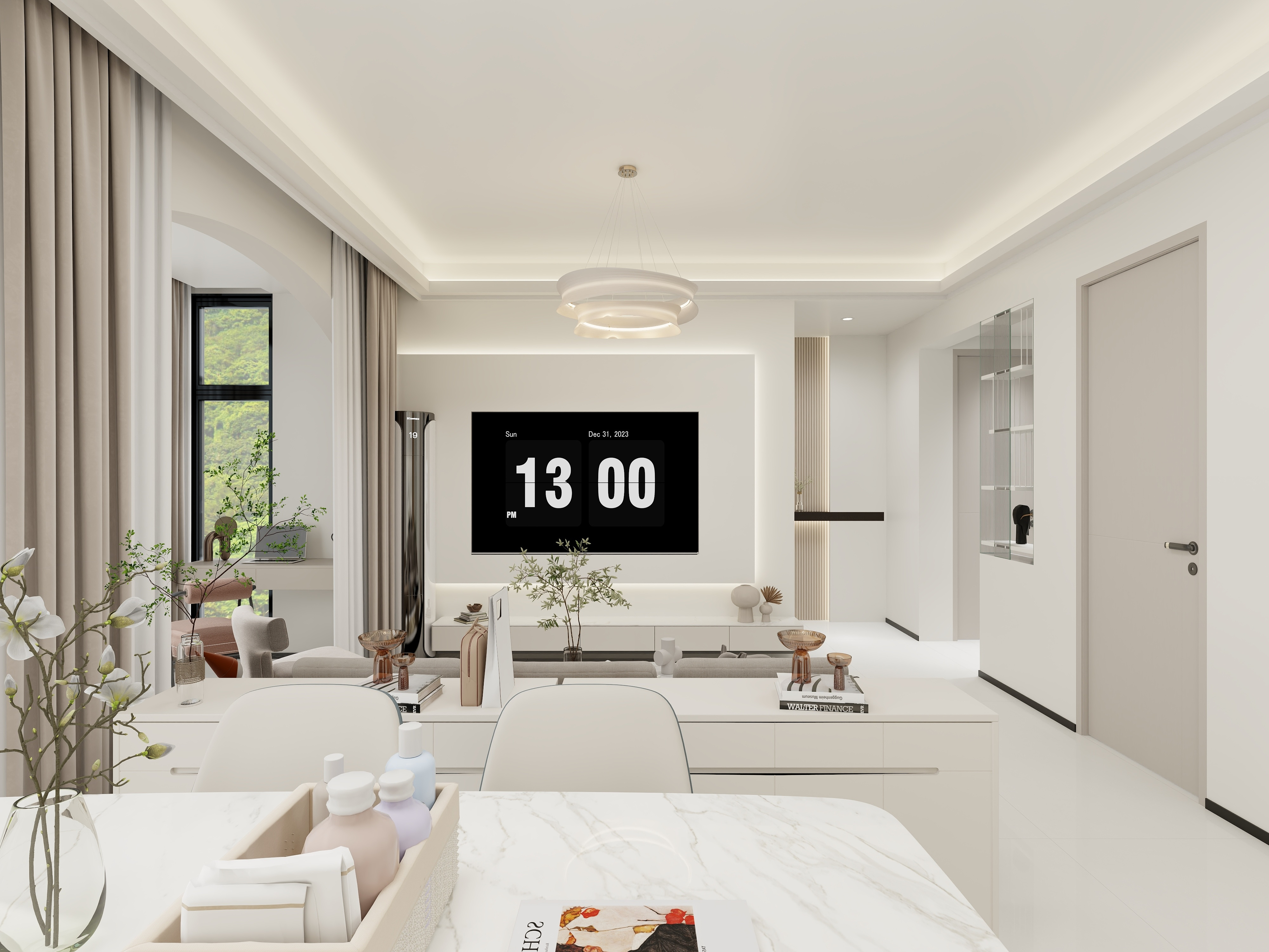 室内设计师--AlanLL-89m²，两厅三房-装修设计方案