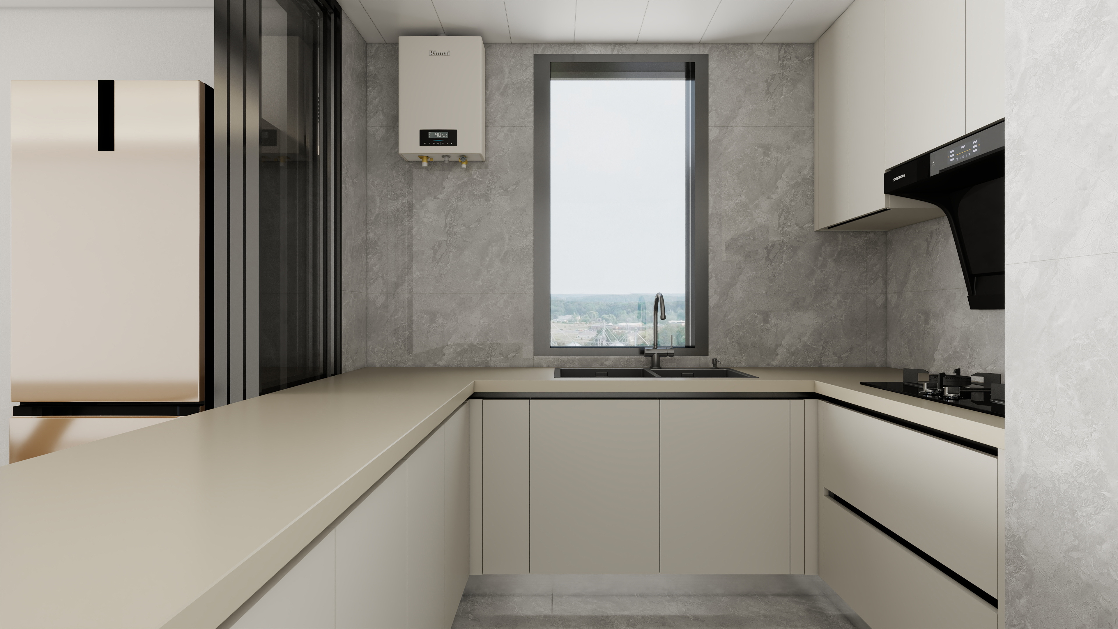 设计师..-保利灯湖天珺112㎡3室装修效果图