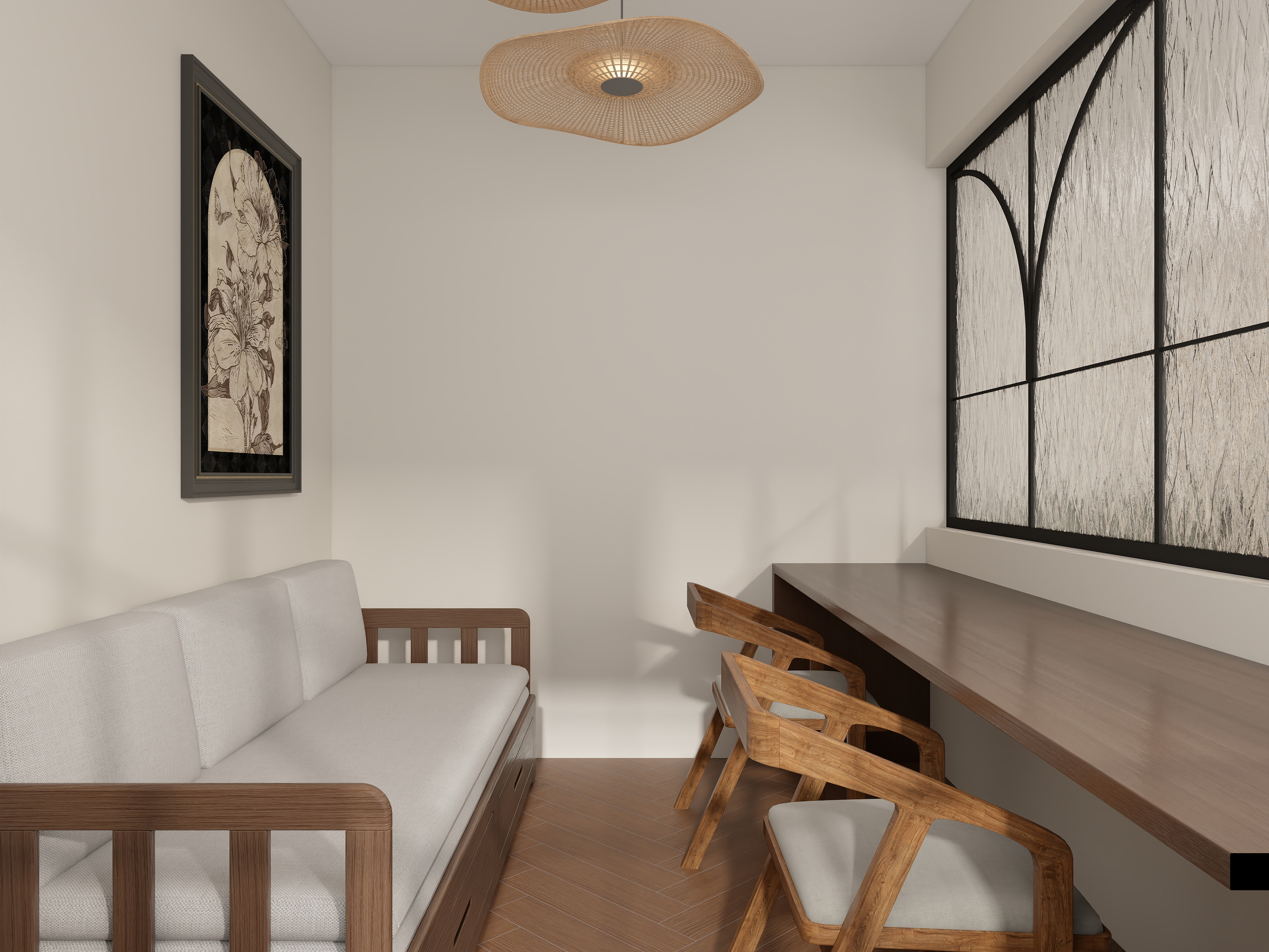 挽袖抚清茶-滨河湾144效果-装修设计方案