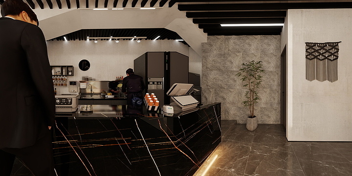 李工-装修定制家具-震洋贵府3#咖啡店-施工图3-装修设计方案