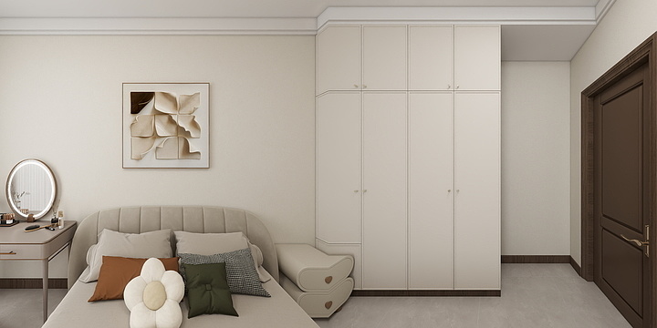 艺心装饰公司-鑫港湾10-4-302-800*800瓷砖-装修设计方案