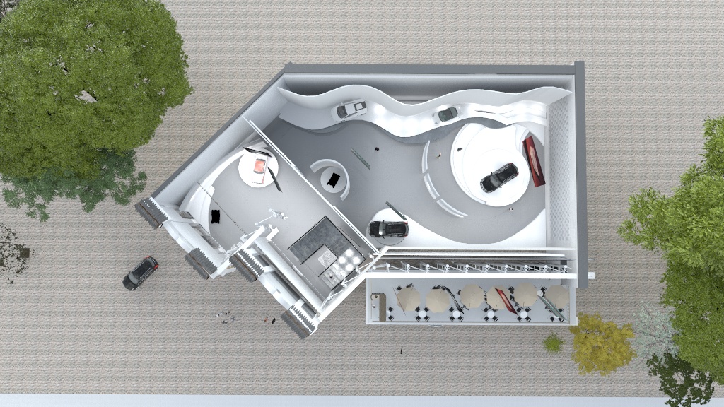 广州Sinartdesign-广州汽车文化展厅-装修设计方案