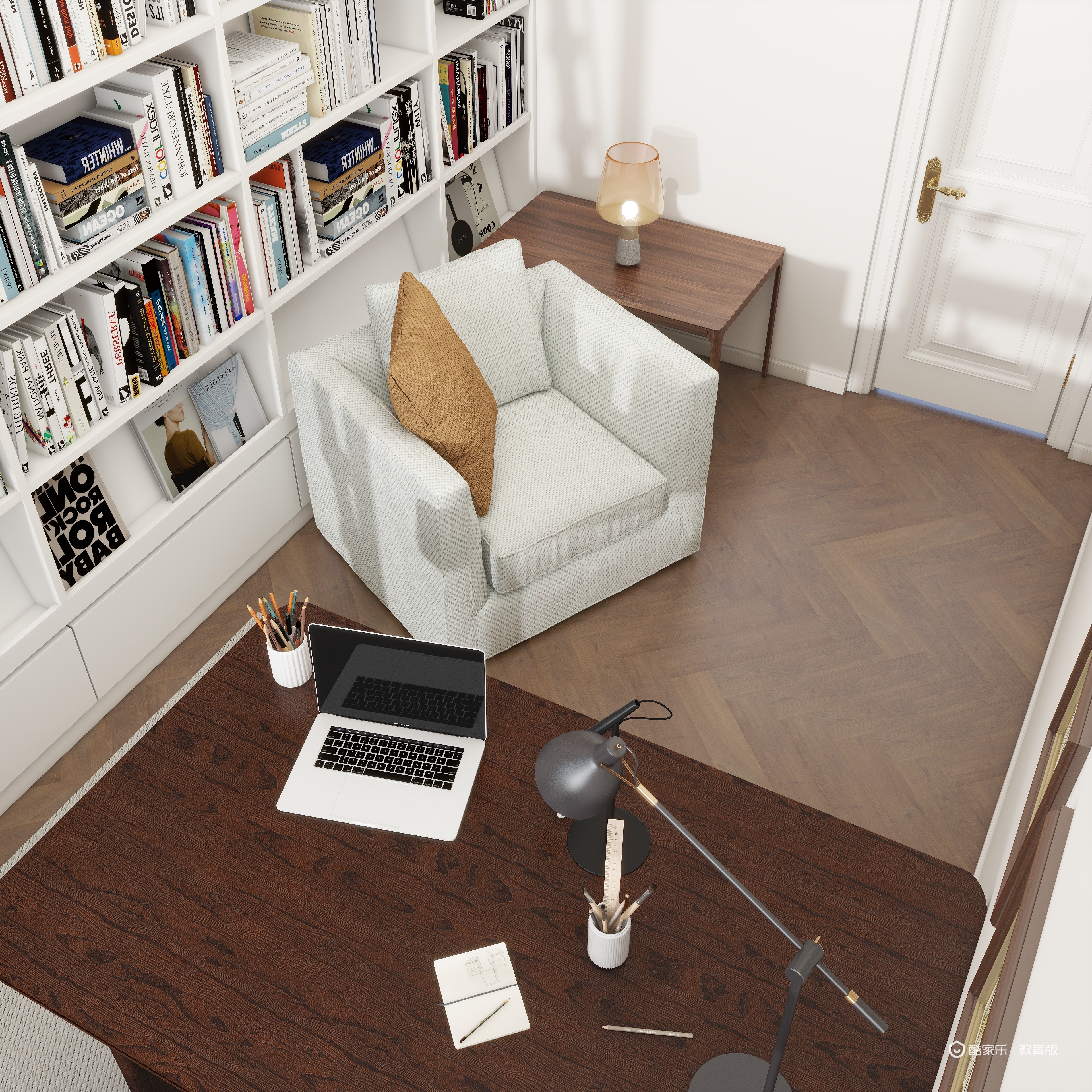 一只葱花-奶油中古风ldy-装修设计方案