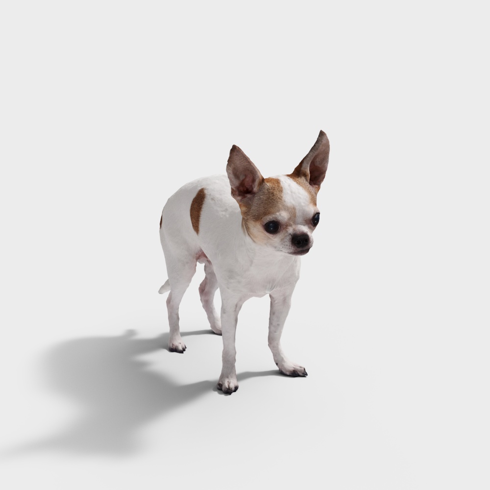 鹿犬3D模型