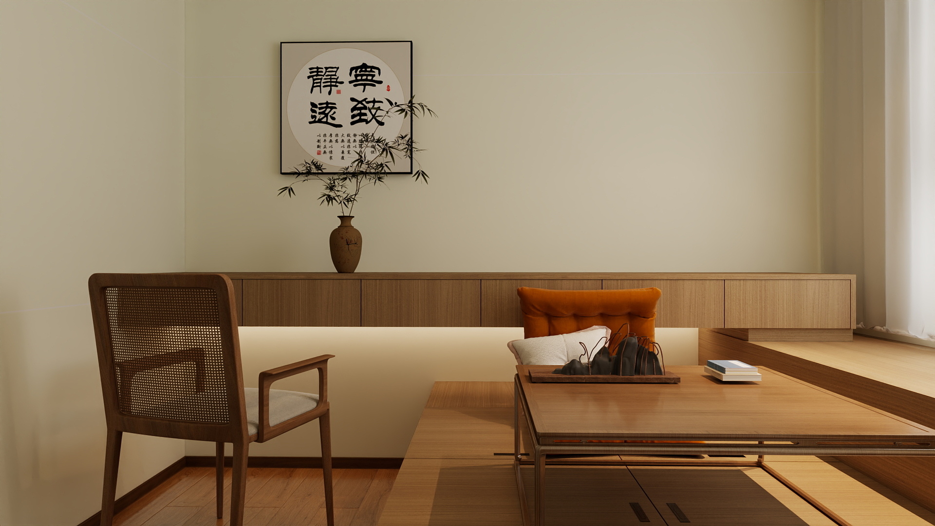 A周素人设计-简约新中式装修效果图