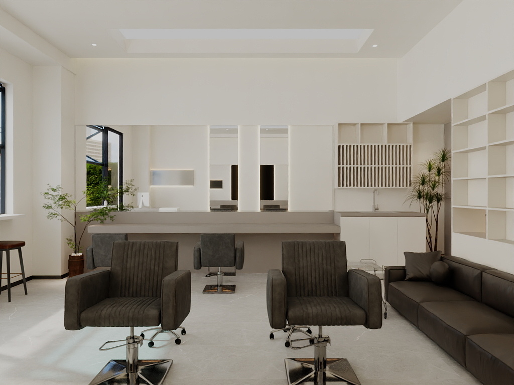 Chenkoo-美发店-装修设计方案