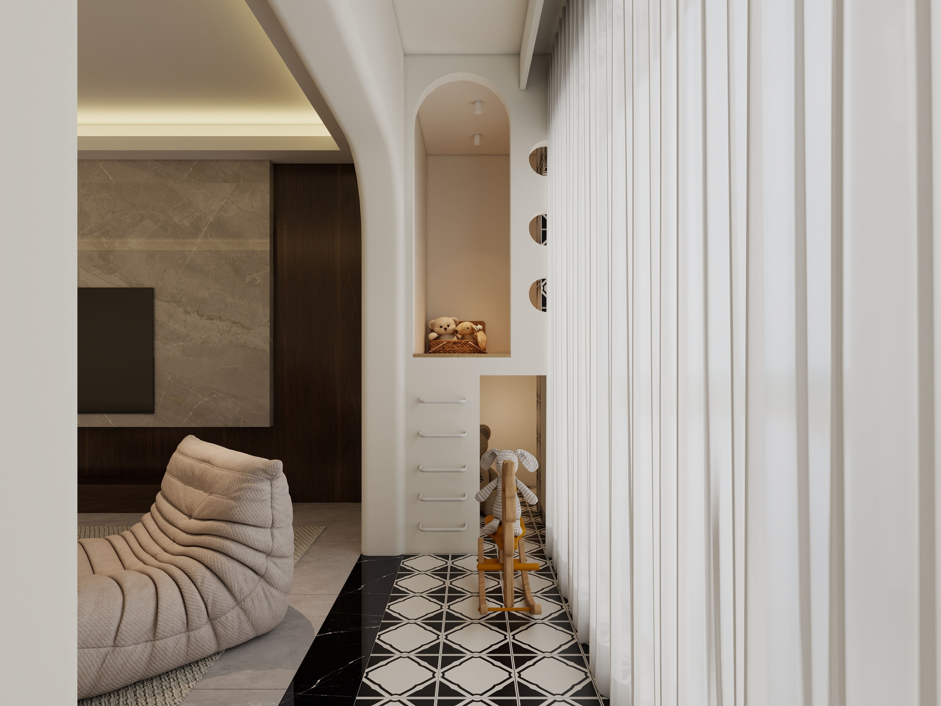 设计师赵鹏勇-中央豪庭局部造型设计确认方案-装修设计方案