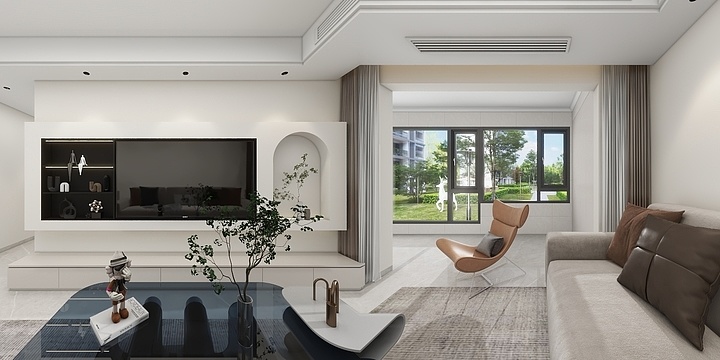 晓凤19154169036-森林湖畔39栋1201（现代简约）-装修设计方案