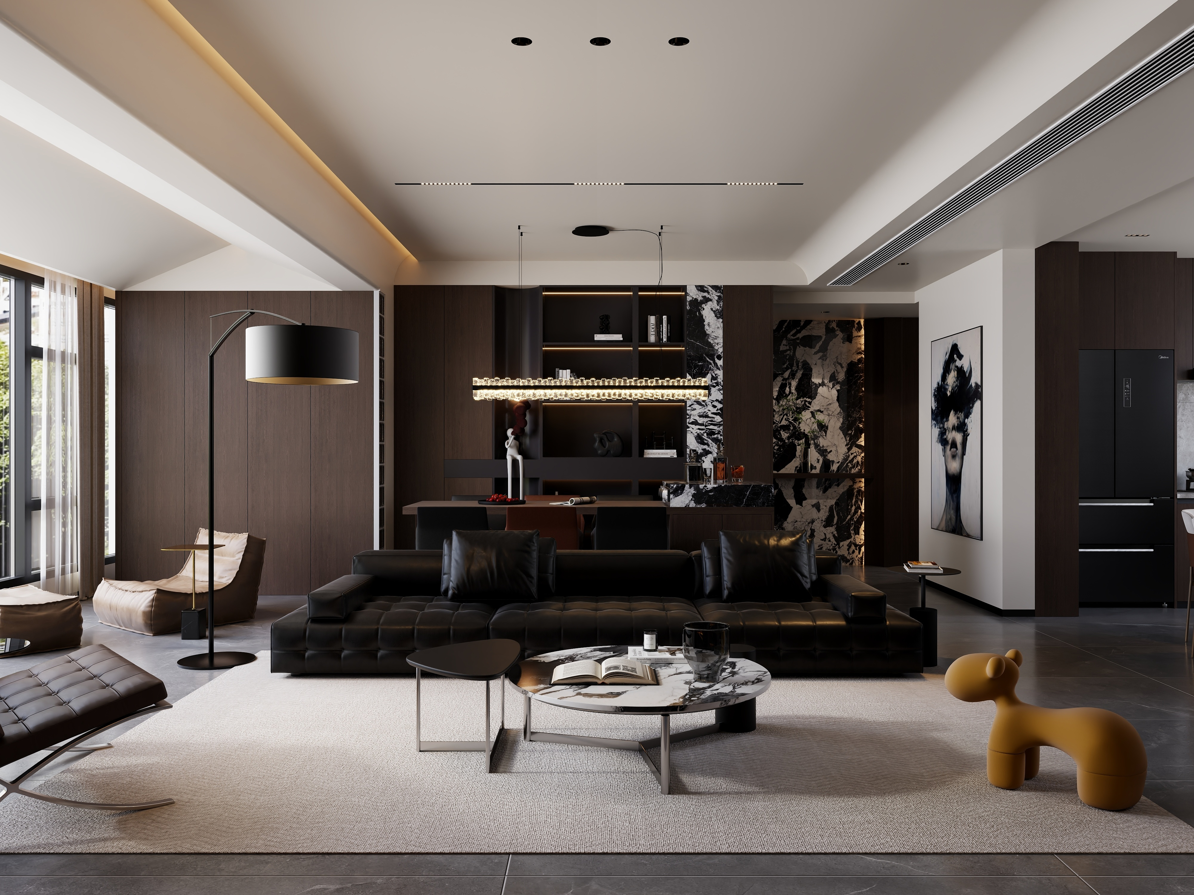 驭方设计师王鹏-意式轻奢-装修设计方案