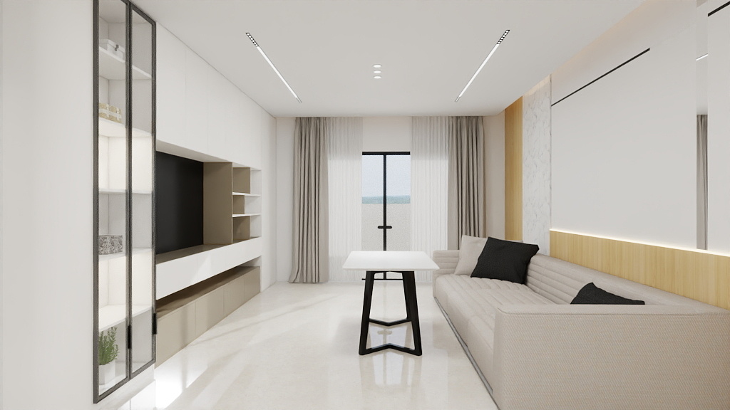 食雾鱼-大兴第一城126㎡3室装修效果图