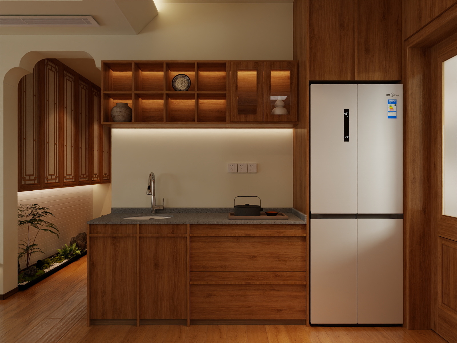 A周素人设计-简约新中式装修效果图