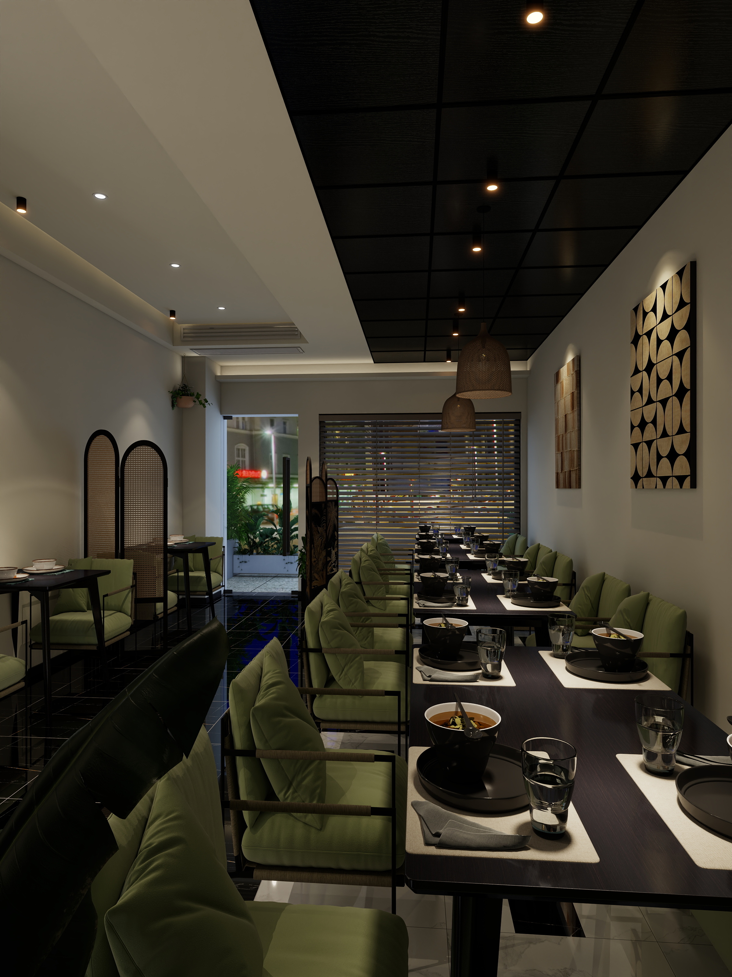 王星-66㎡泰餐厅-装修设计方案