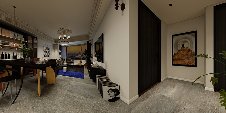 全屋定制GGML-梦之花园116㎡3室-装修设计方案