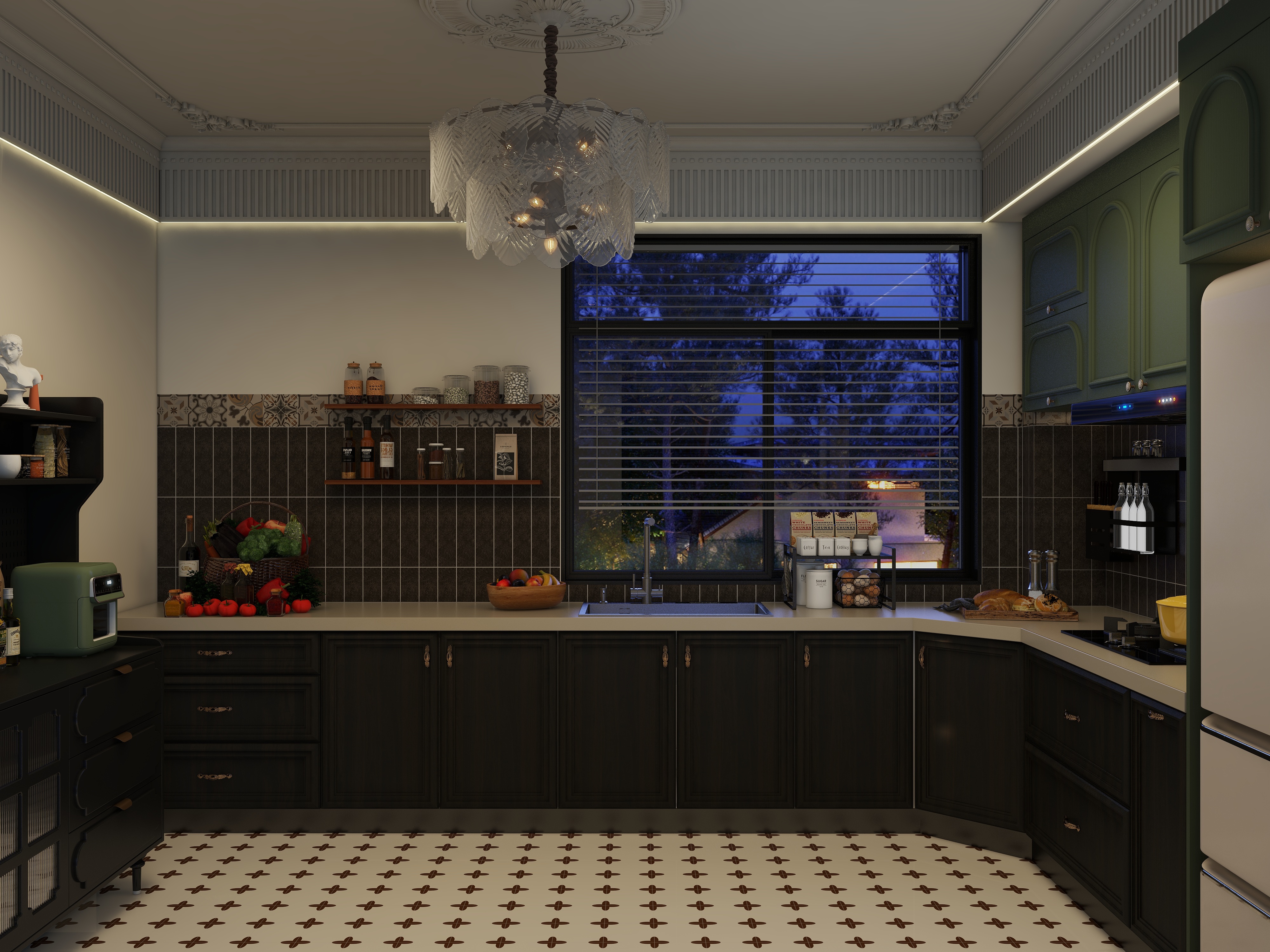 南思niSwYV-3-如何做转角台面-用于橱柜录制-装修设计方案