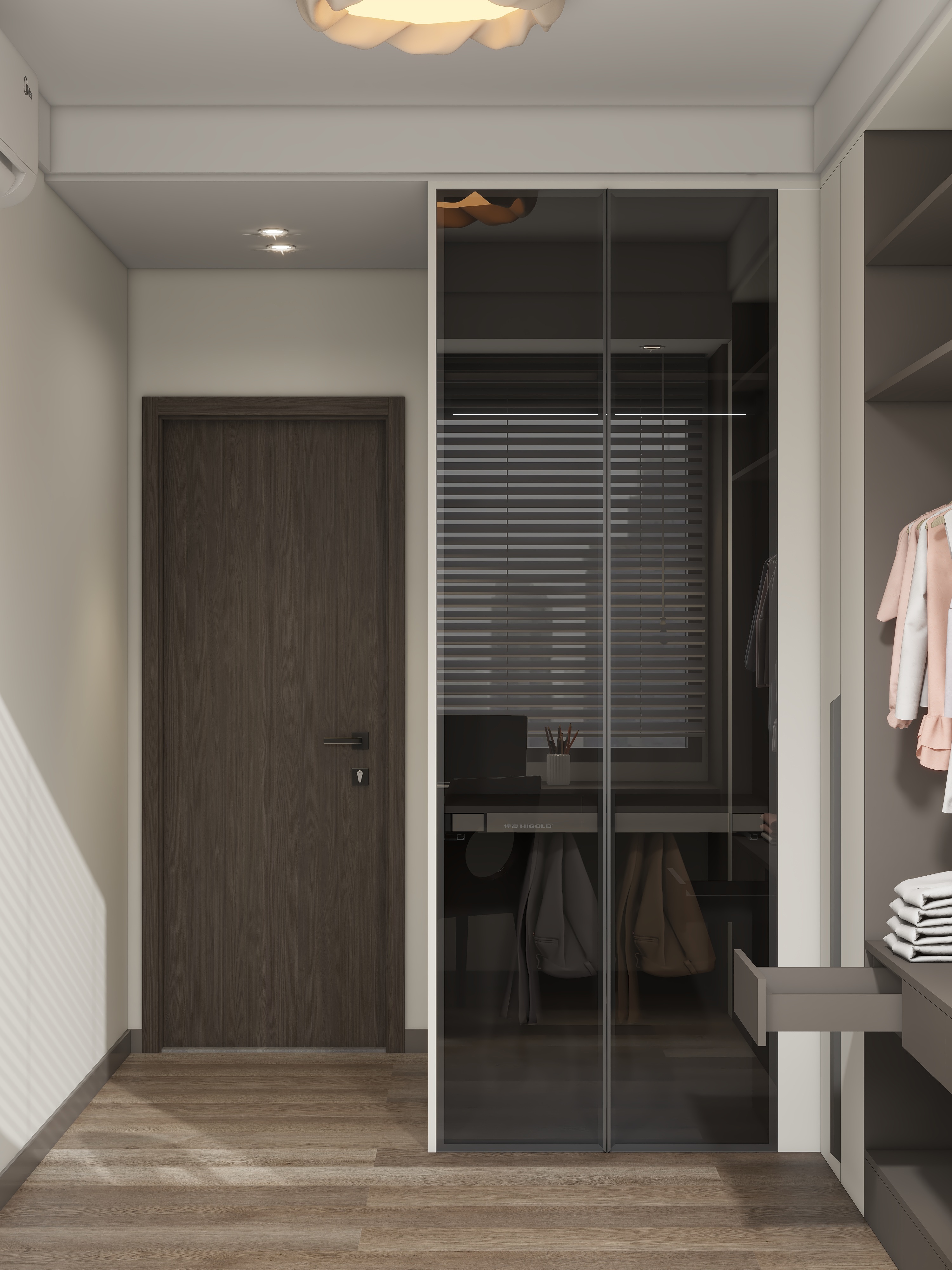 设计师珂源-万科四季花城侘寂153㎡4室装修效果图