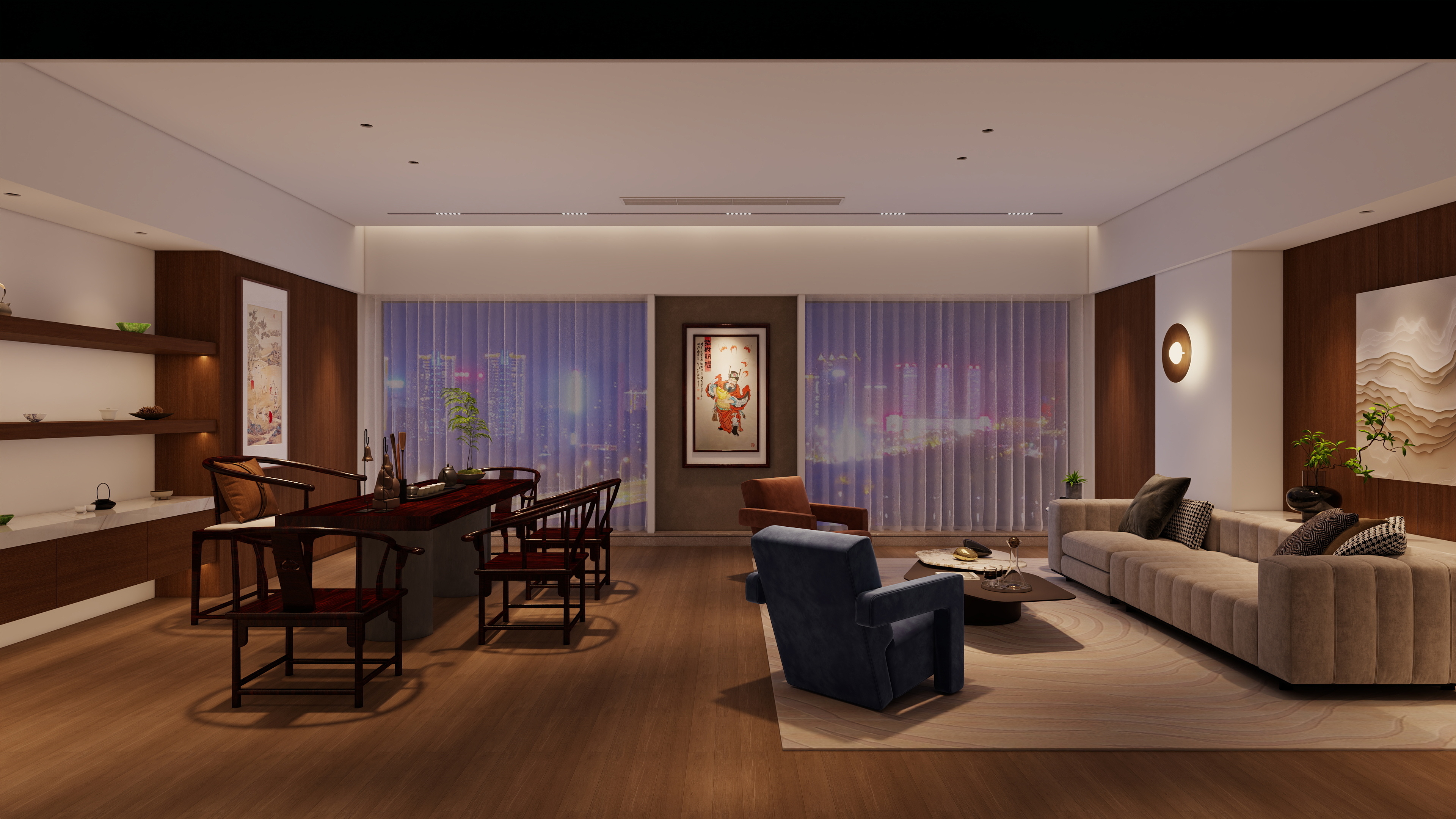 李广飞-茶室-装修设计方案