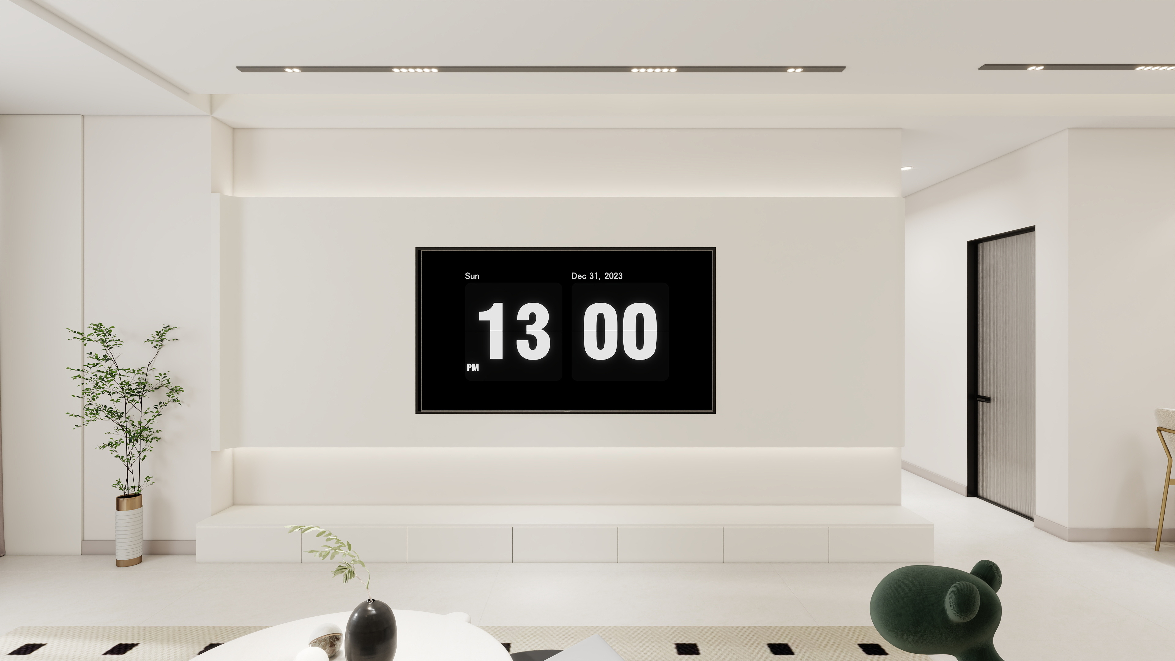 艺雅丽-135平现代奶油风-装修设计方案