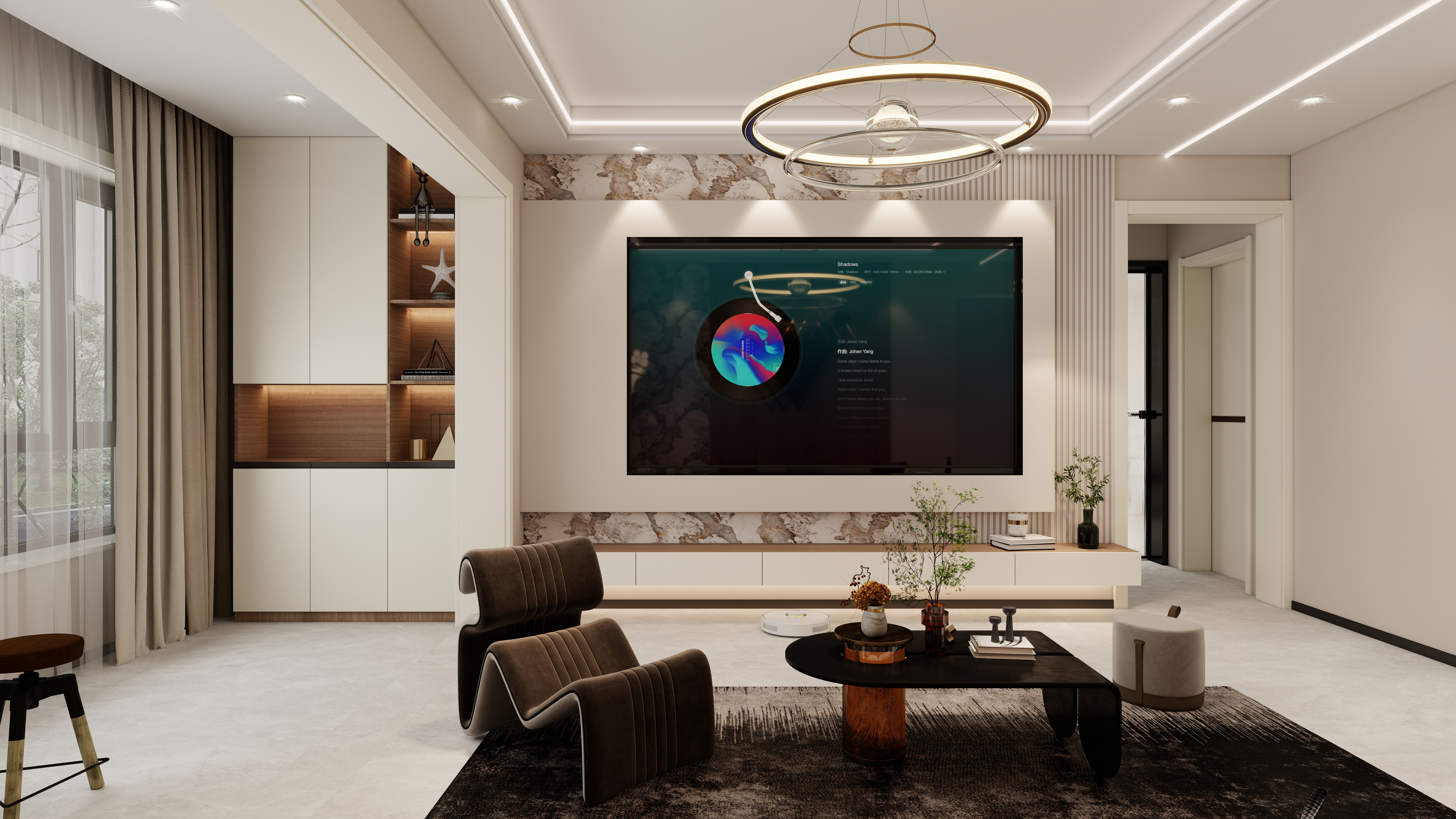 张迪-疆山府115m²-现代简约-装修设计方案