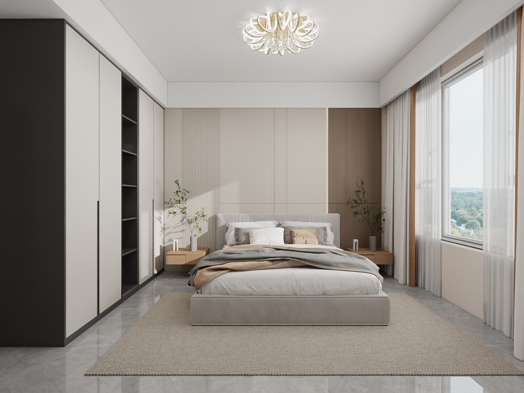 鹏匠装饰设计-中德英伦联邦110㎡3室-装修设计方案