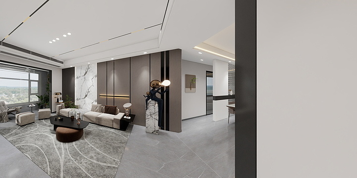 赵峰丨风尚设计-眉县合力紫苑-装修设计方案