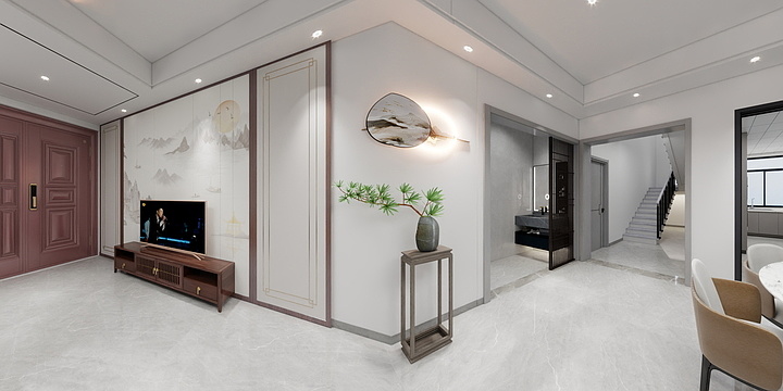 久久红装饰15150839838-大仪高田小区3d画图-装修设计方案