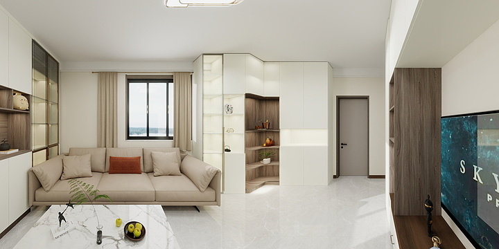 QD设计司-徐州路套二改造房-装修设计方案