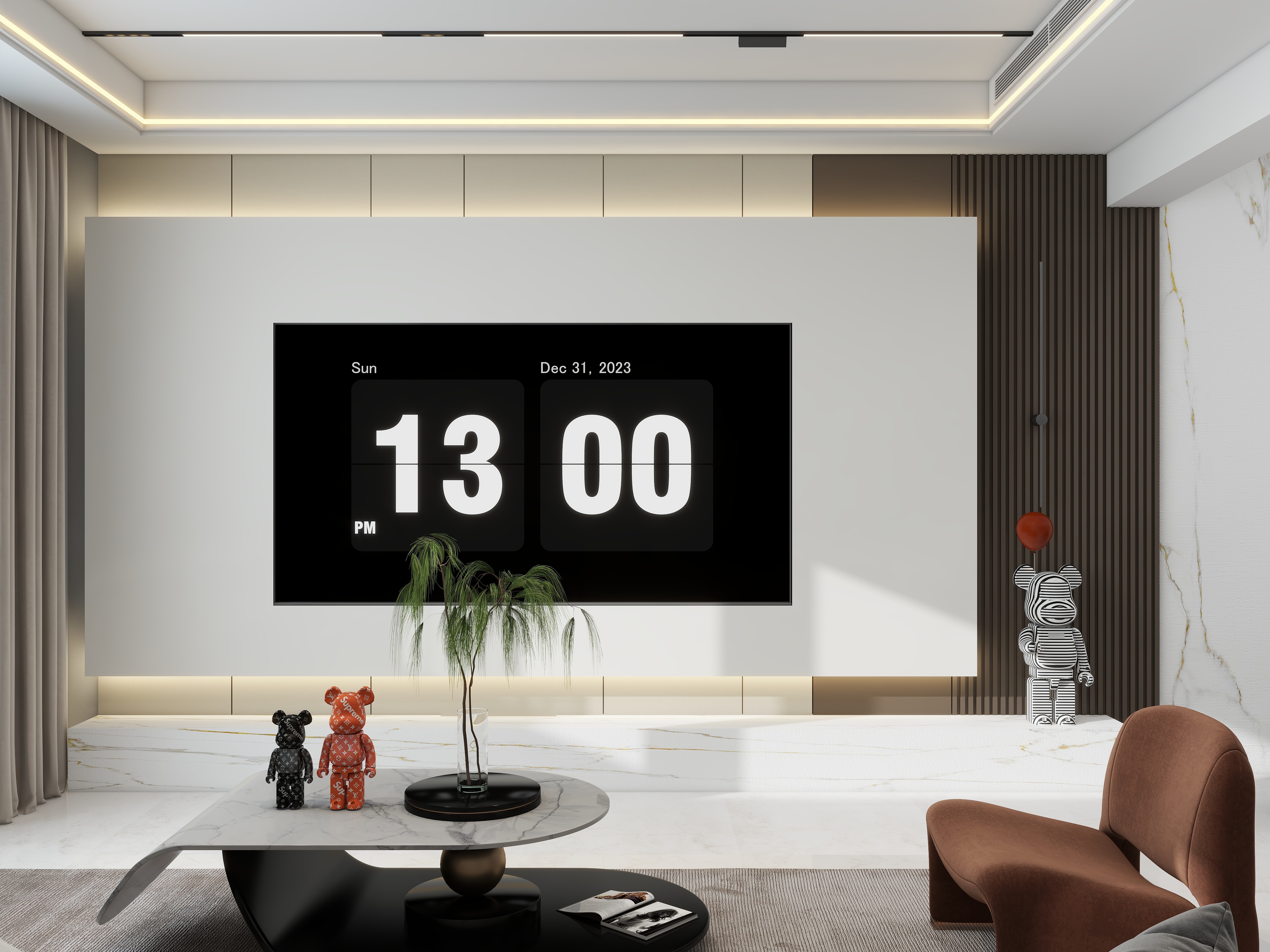 南皮室内整装设计-三层别墅-装修设计方案