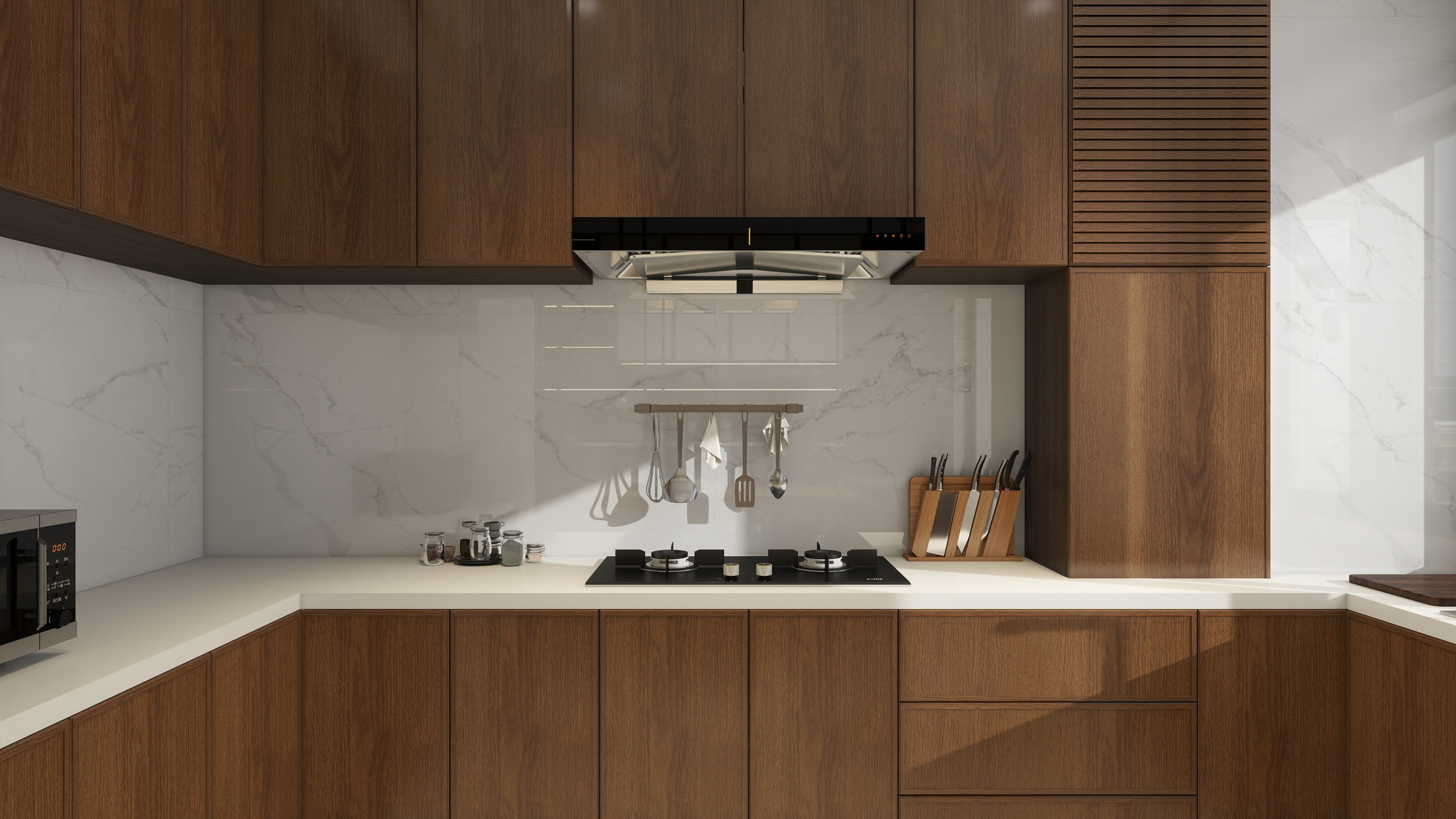 李青越-147平新中式三居室样板间装修效果图