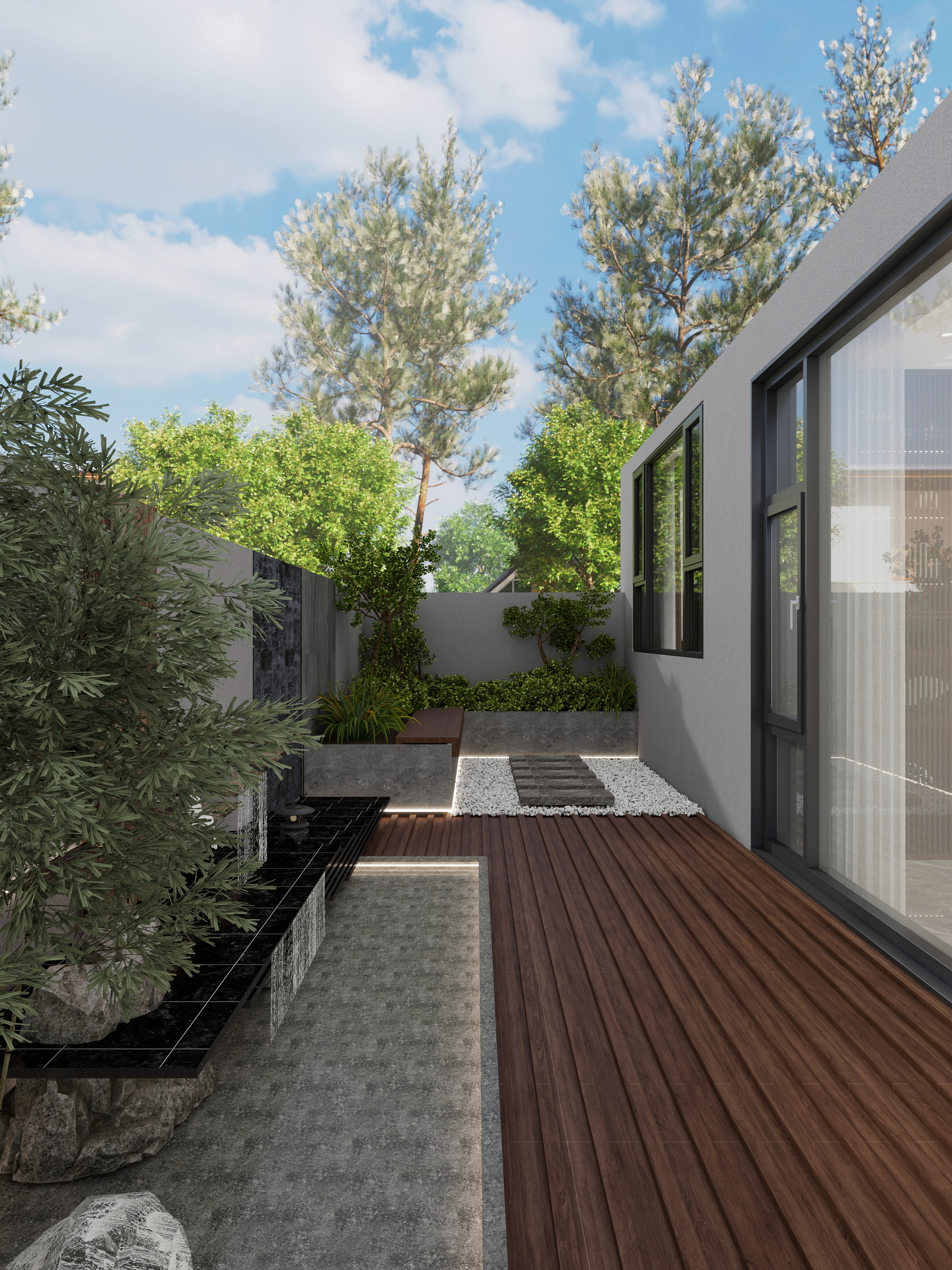 李青越-196方中式四居室装修效果图