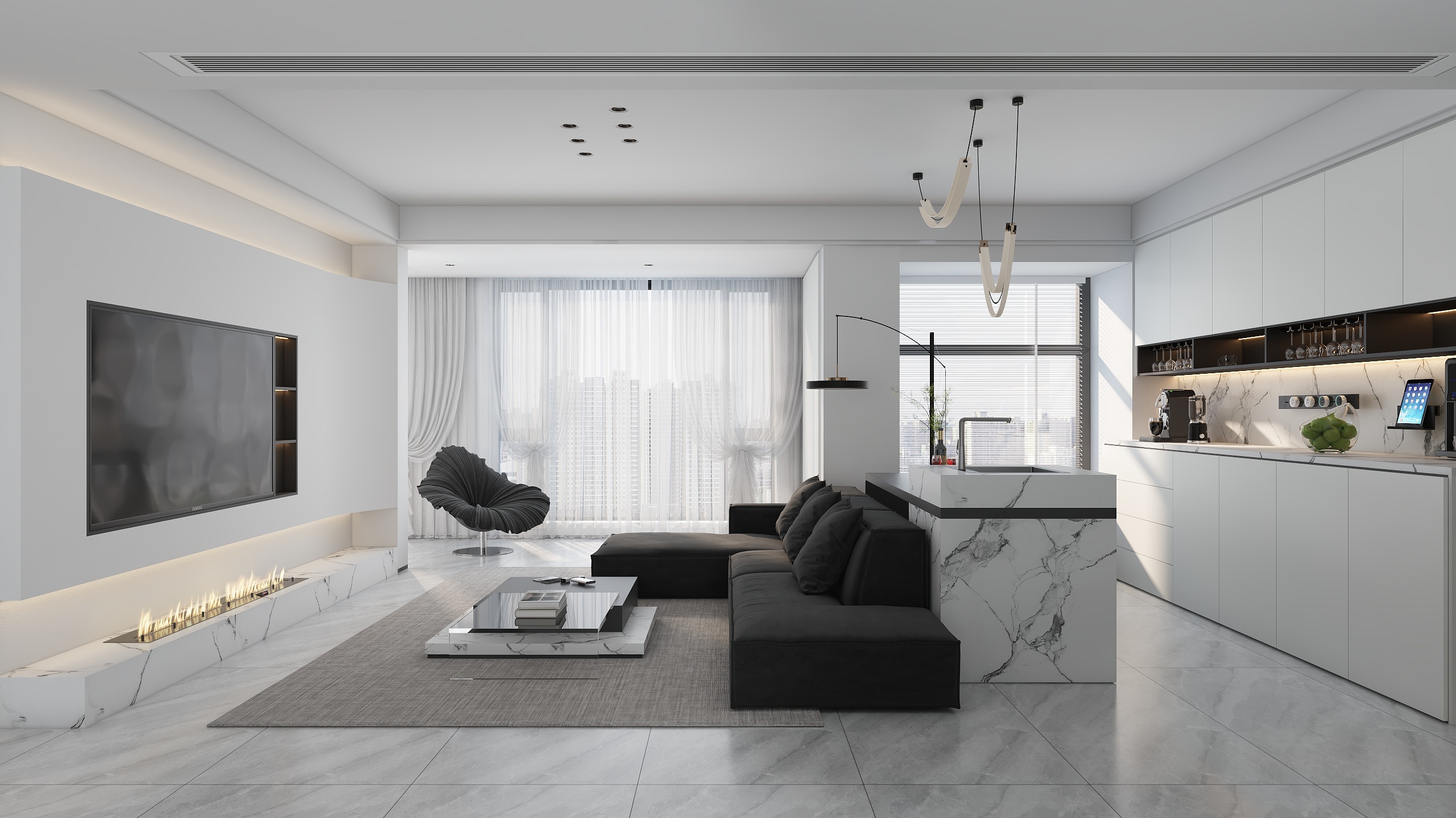 汐墨--XMDesign-现代极简-装修设计方案