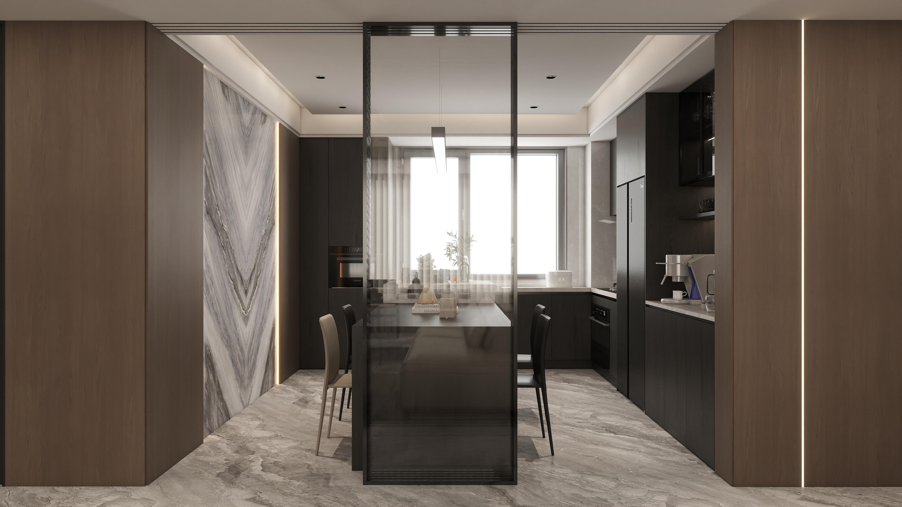 山海丨DESIGN-山海丨意式装修效果图