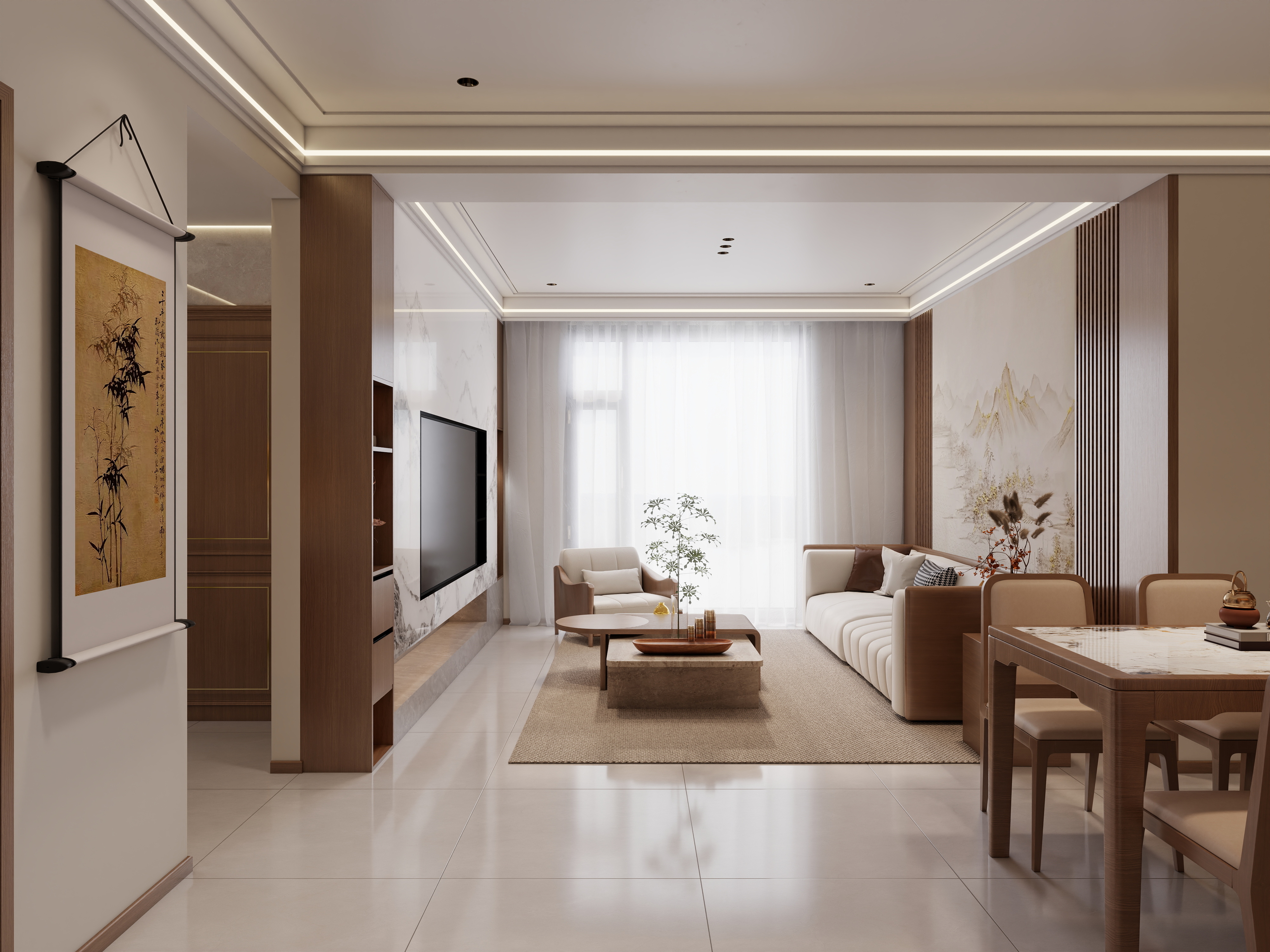 新中式风格-装修设计方案