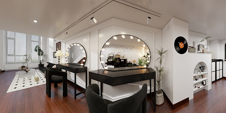 林小娟-芸子美妆工作室-装修设计方案