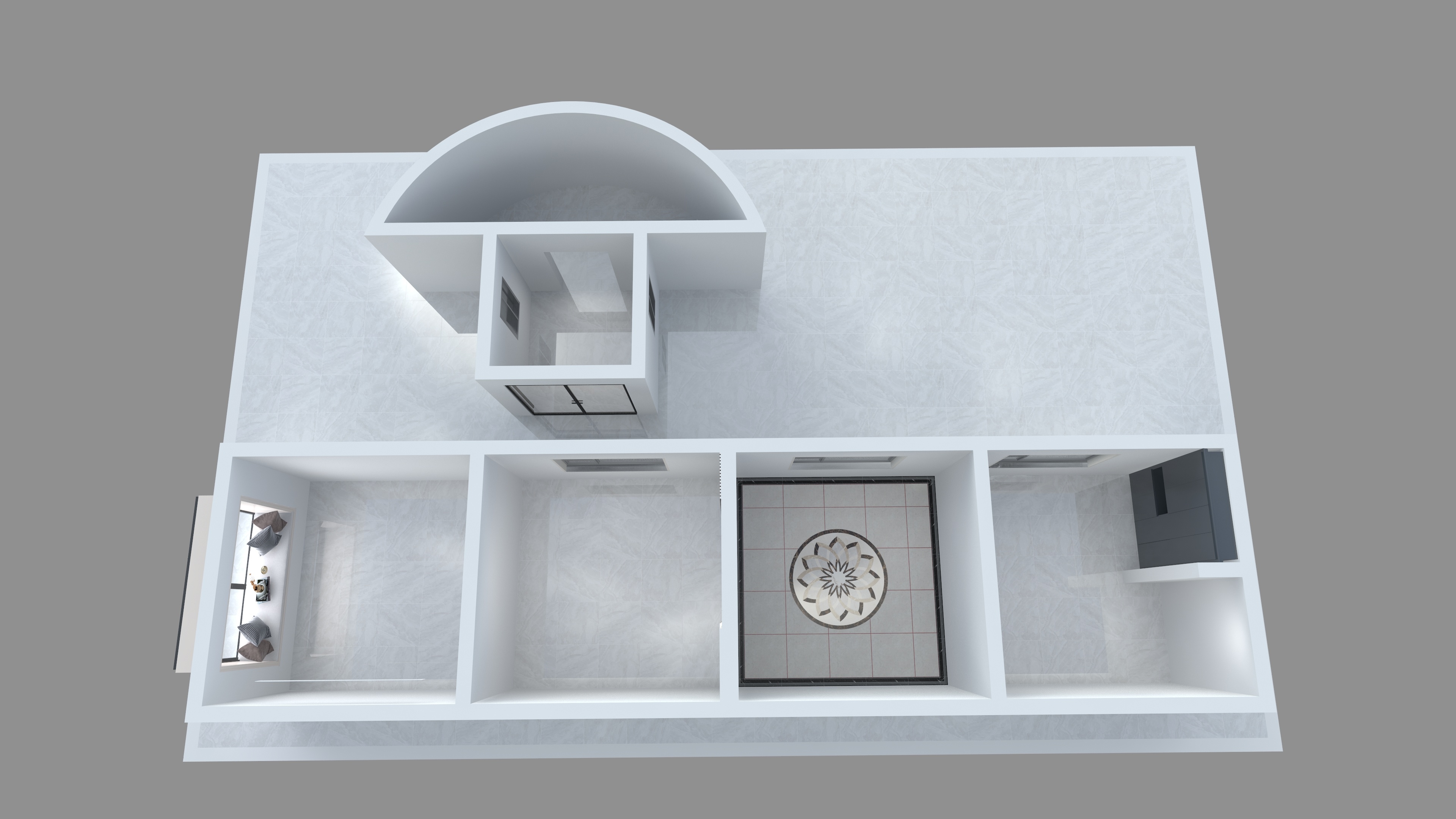 鑫迪123-中级实操考核户型-装修设计方案