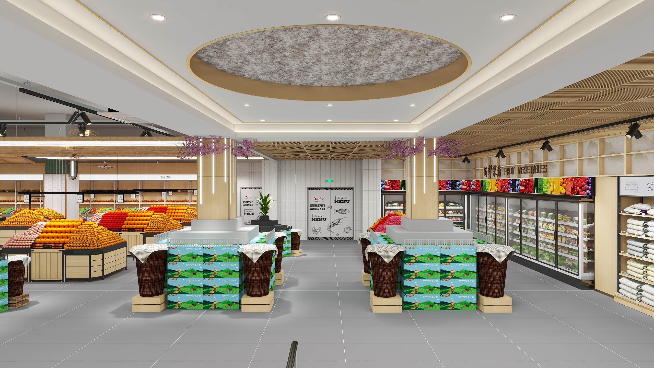 安徽方艺装饰工程有限公司-喜客生活二楼-装修设计方案