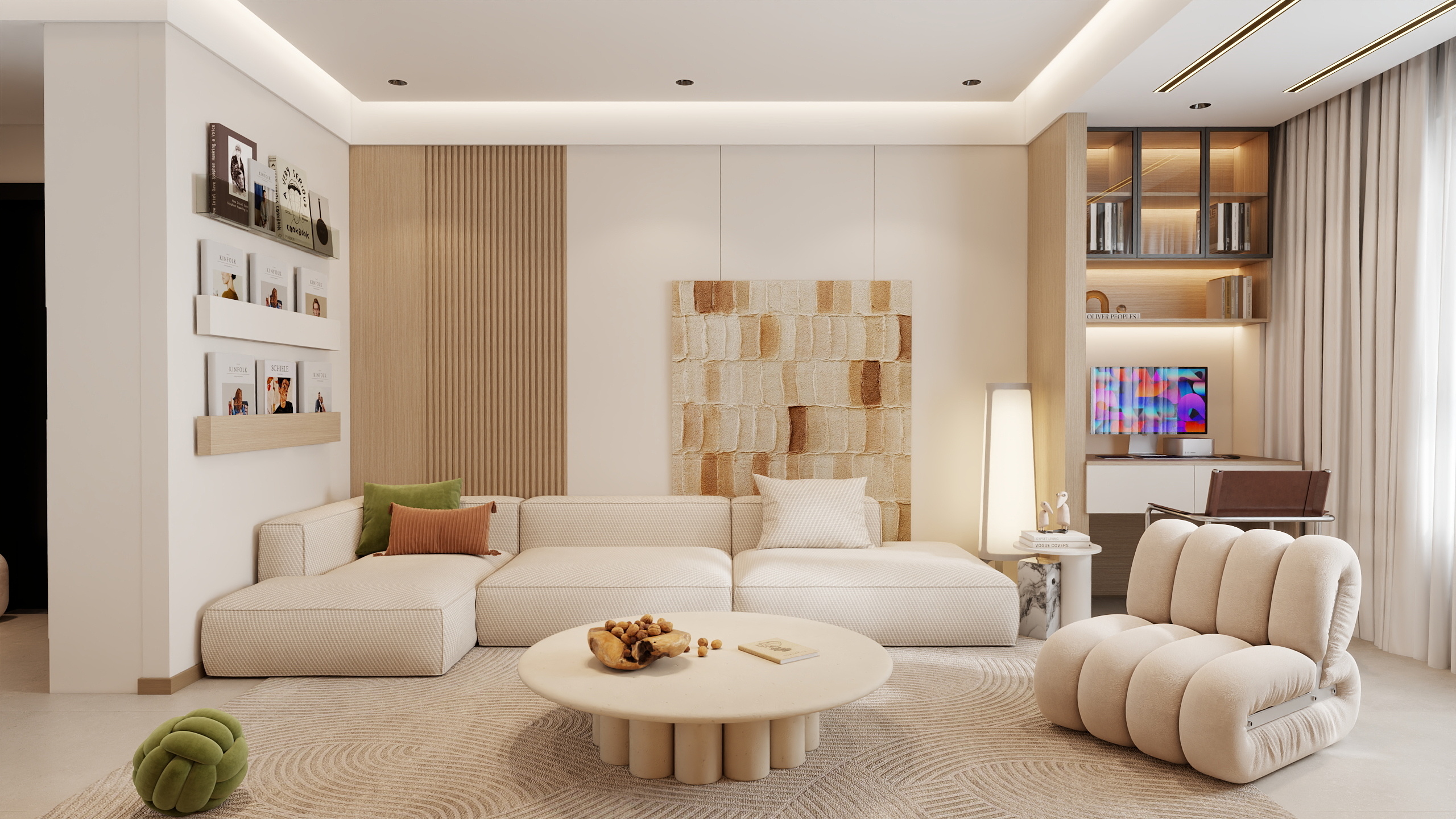 装修设计帮-海鸿喜悦府1102㎡3室装修效果图