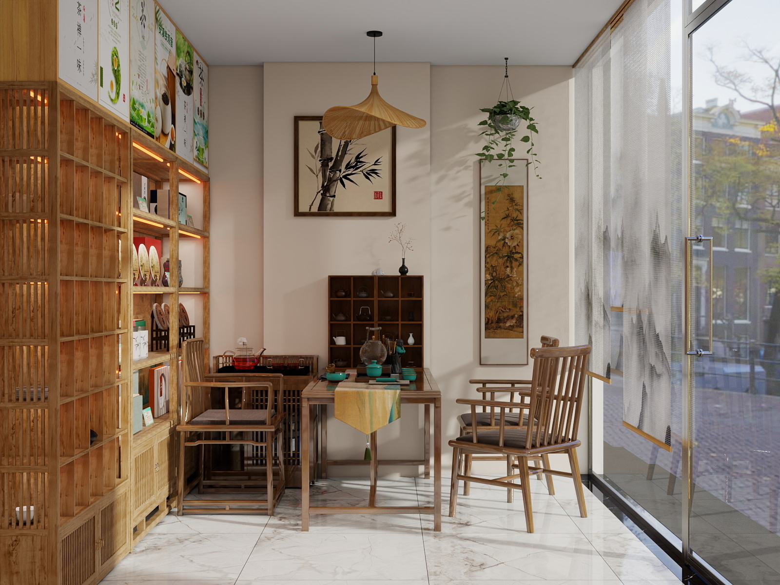 王亚娇1-茶室设计-装修设计方案