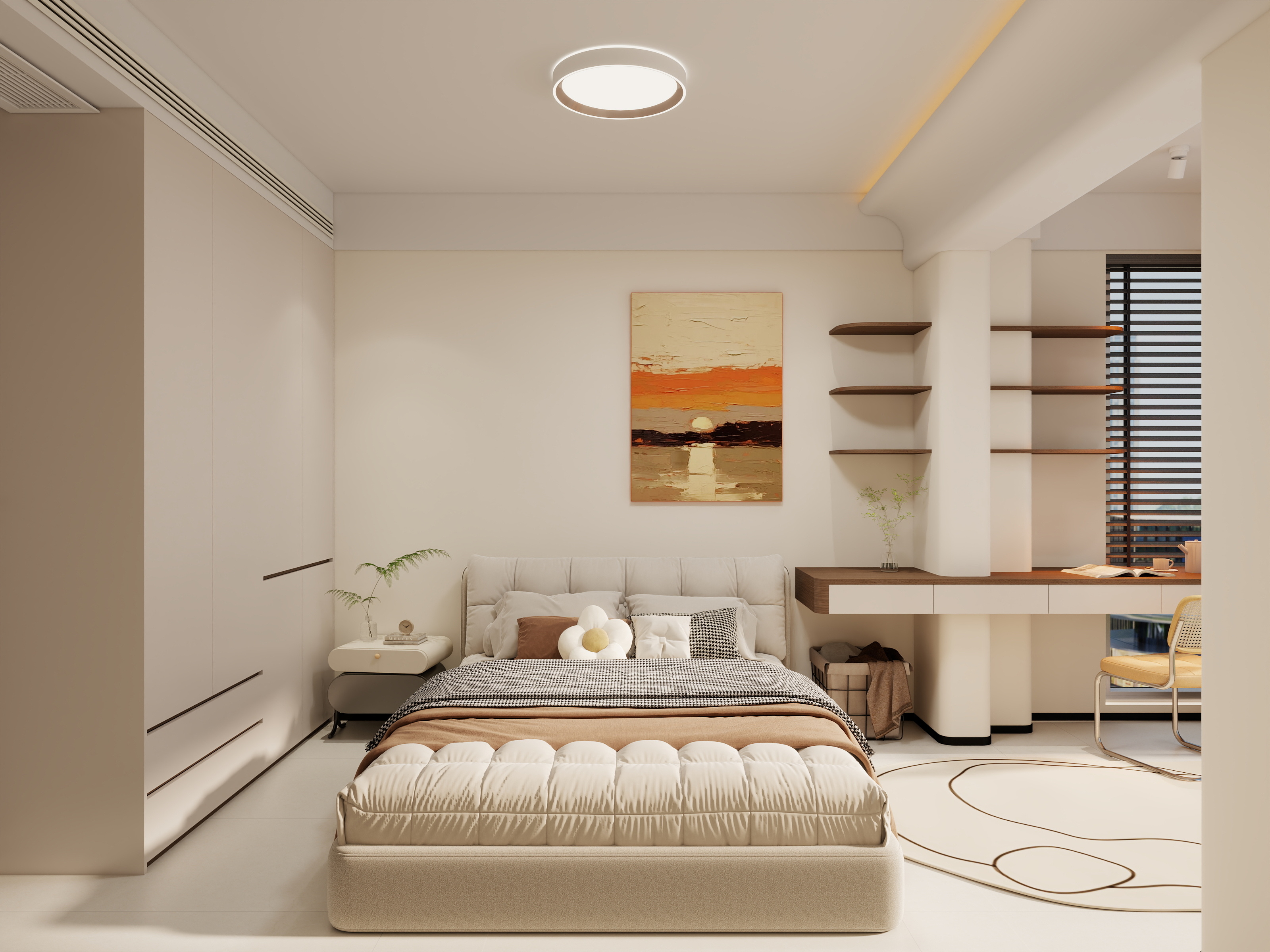 梵青设计工作室-建业滨河上郡12c-501-装修设计方案