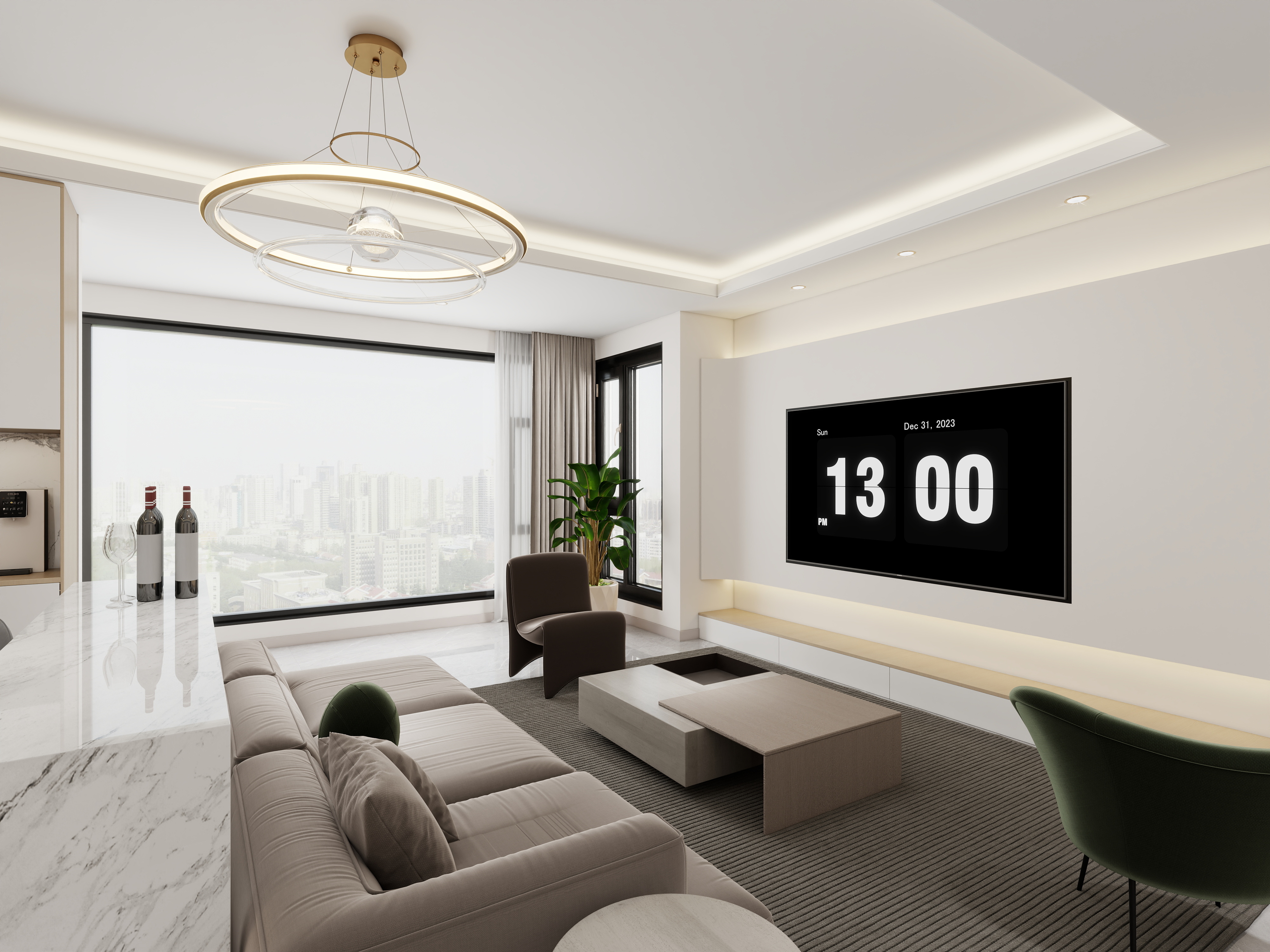 艺雅丽-110平现代简约-装修设计方案