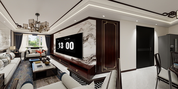 田小田设计-兵建-壹号院118户型-装修设计方案