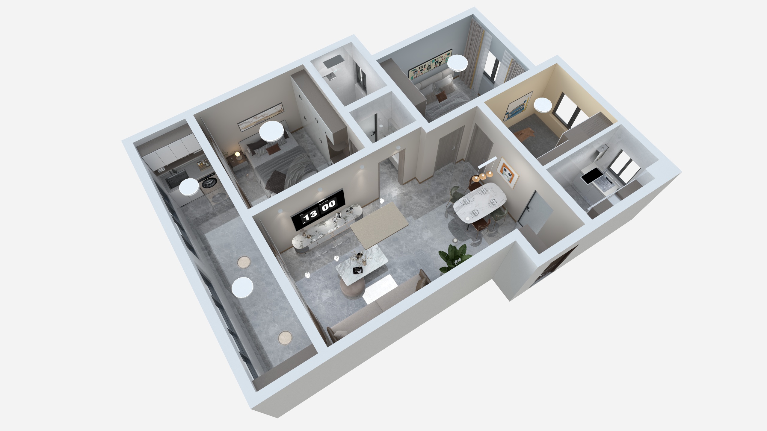 黄野520-凯旋城1604-装修设计方案